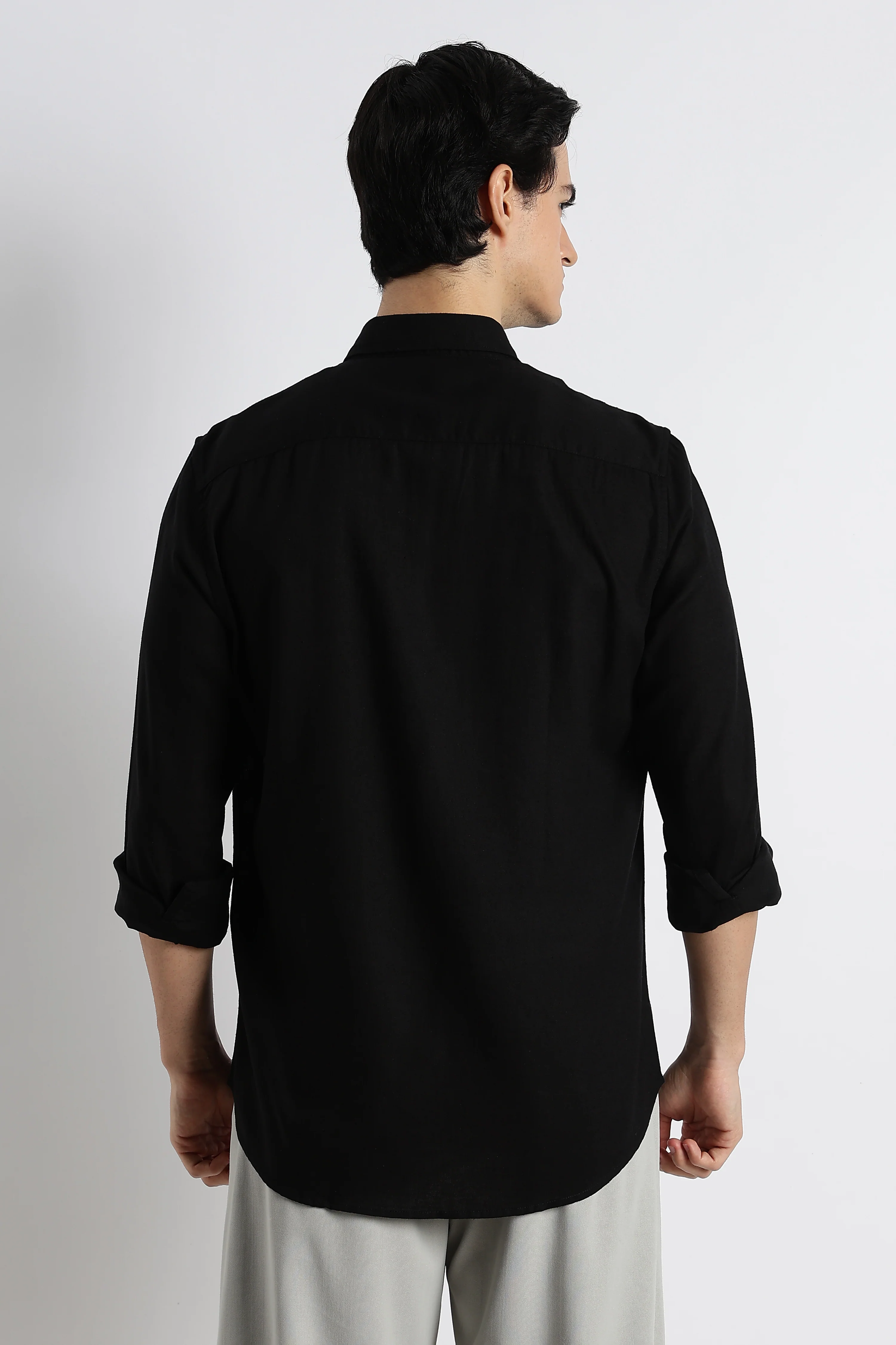 Men Cotton-Linen Shirt - Image 2