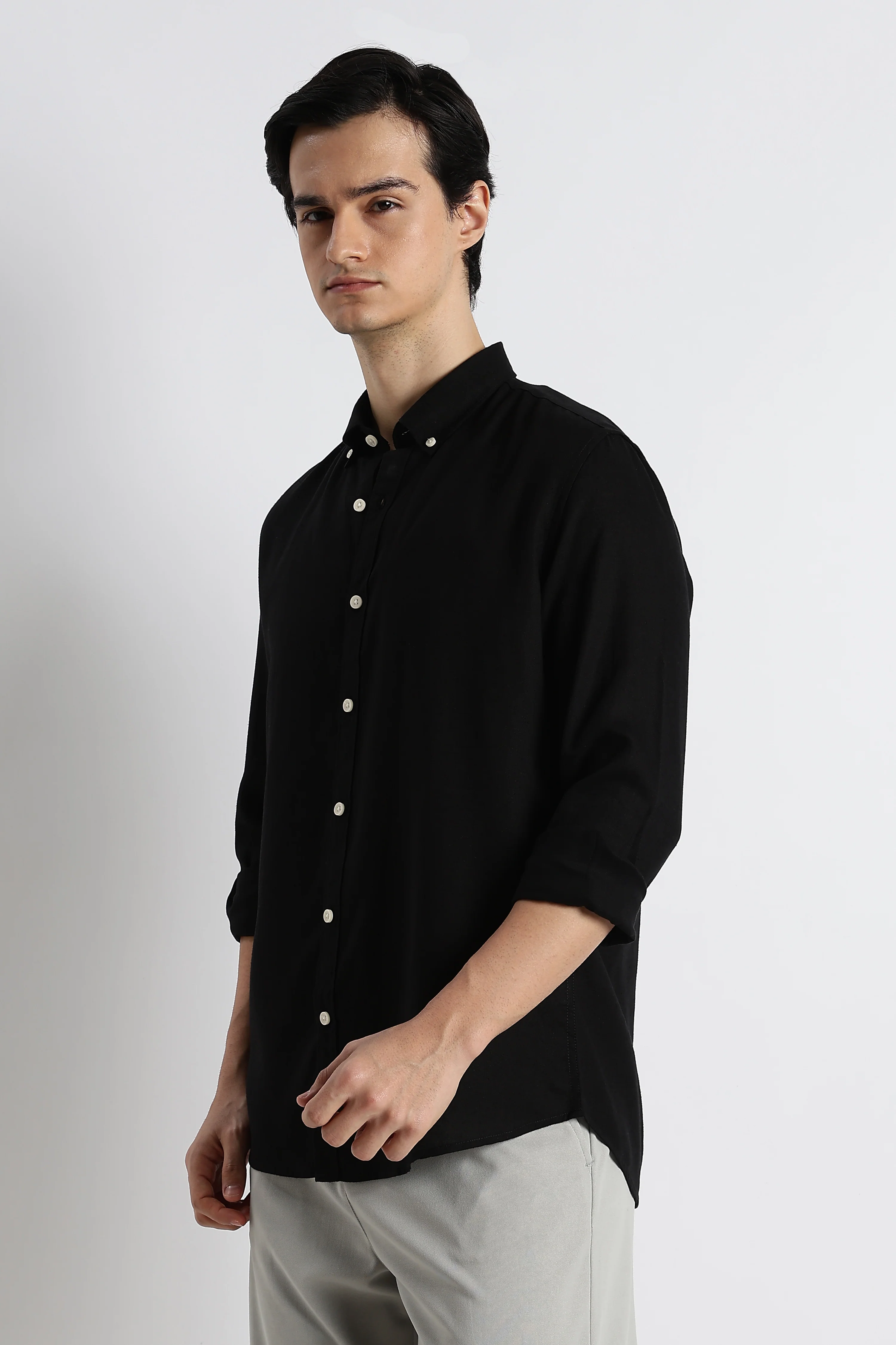 Men Cotton-Linen Shirt - Image 5