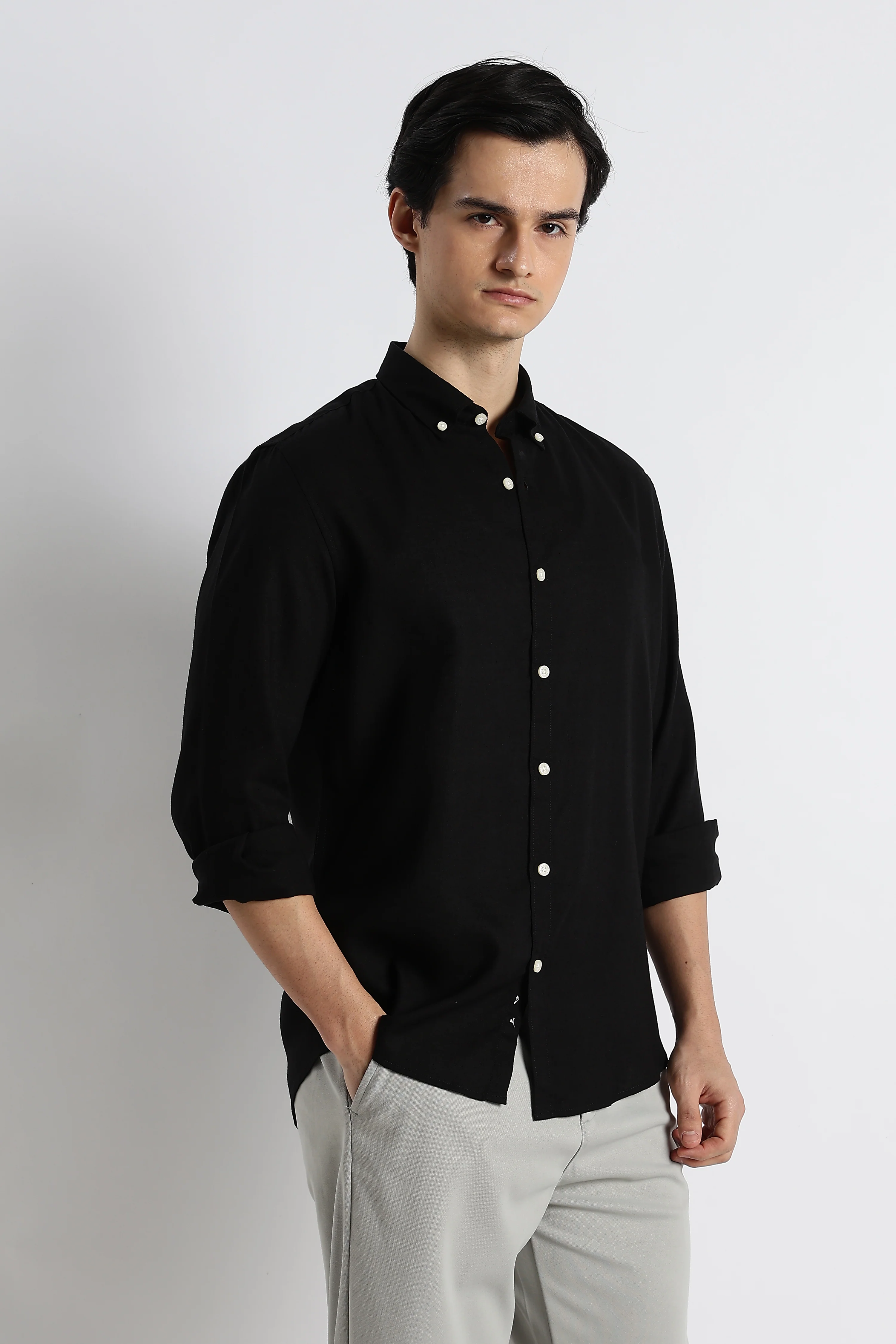 Men Cotton-Linen Shirt - Image 6