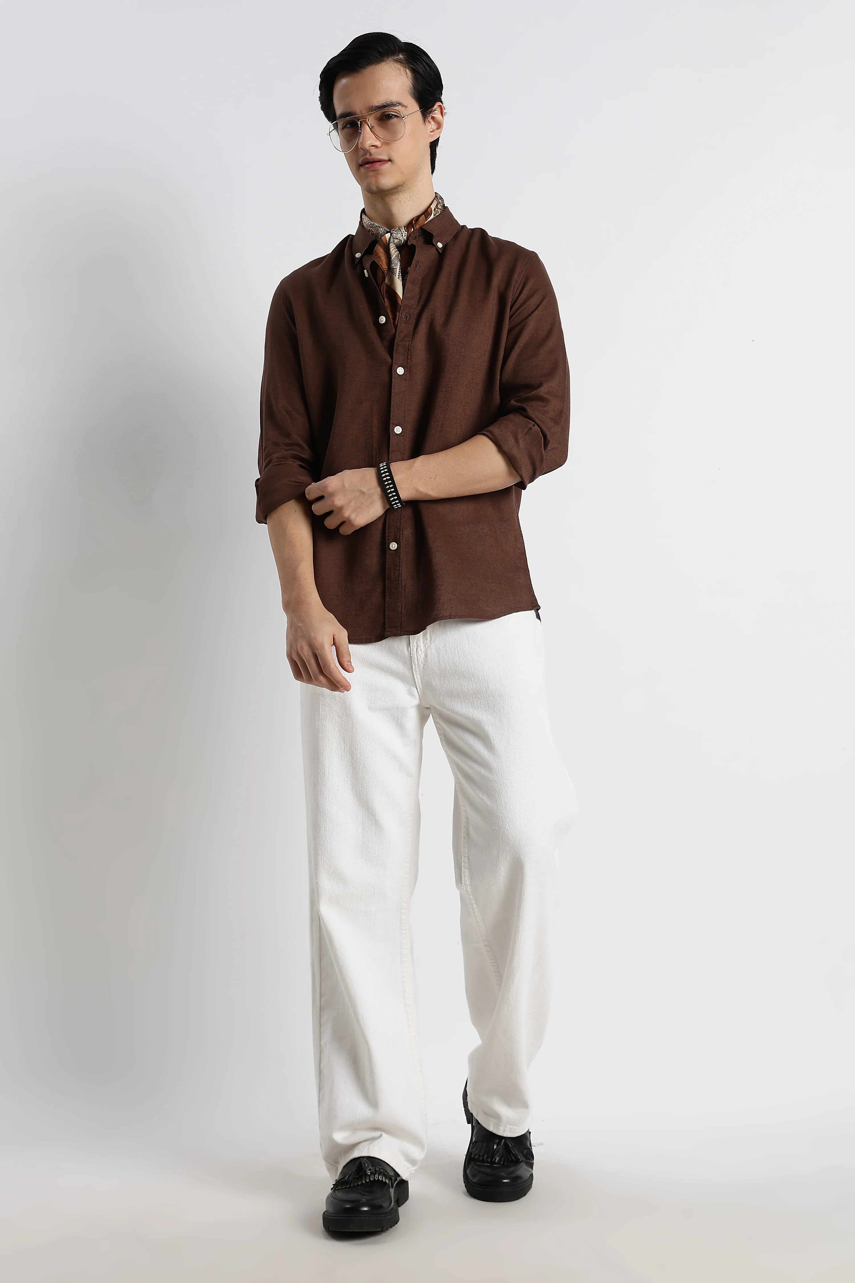 Men Cotton-Linen Shirt - Image 4
