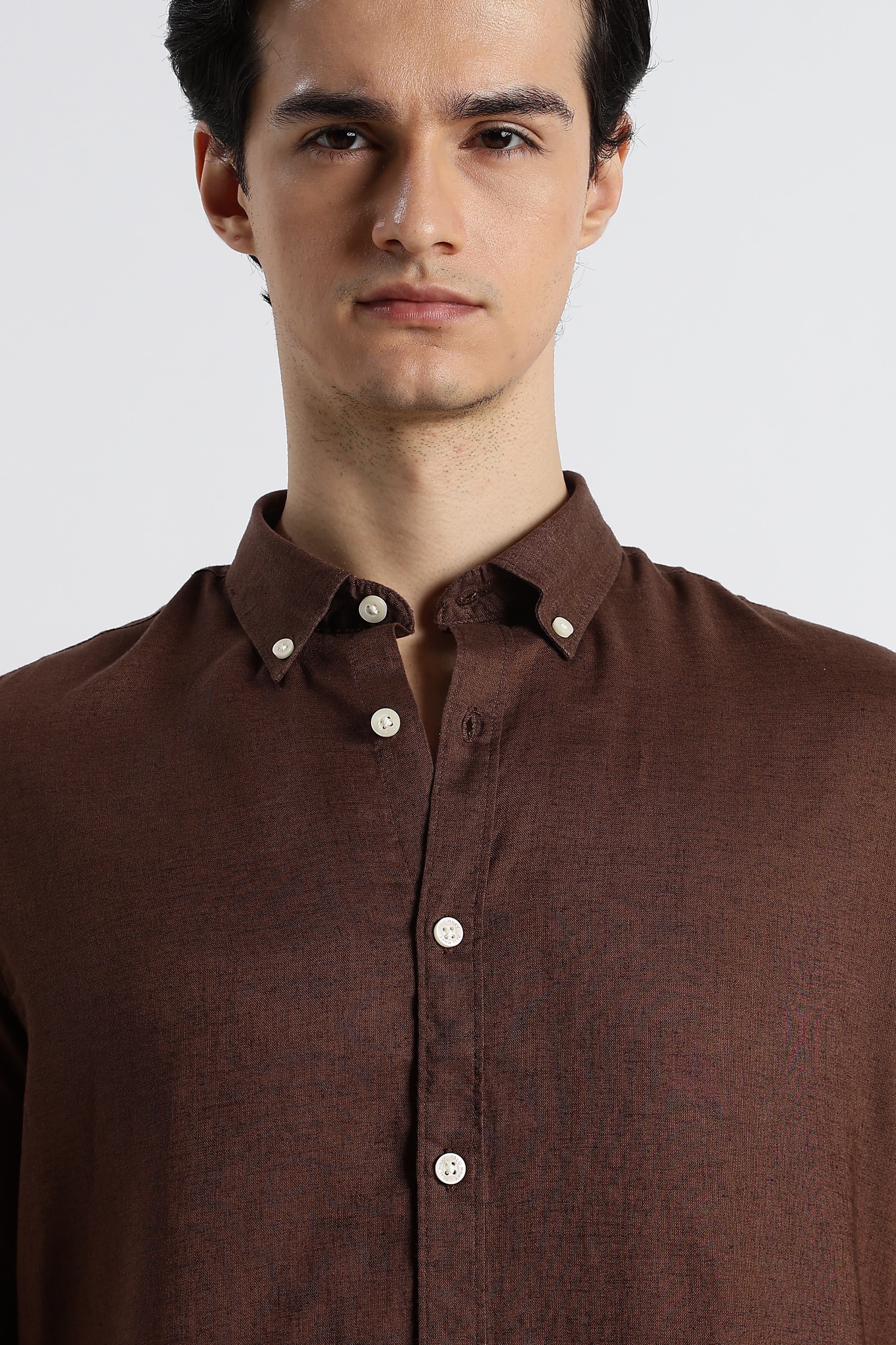 Men Cotton-Linen Shirt - Image 7