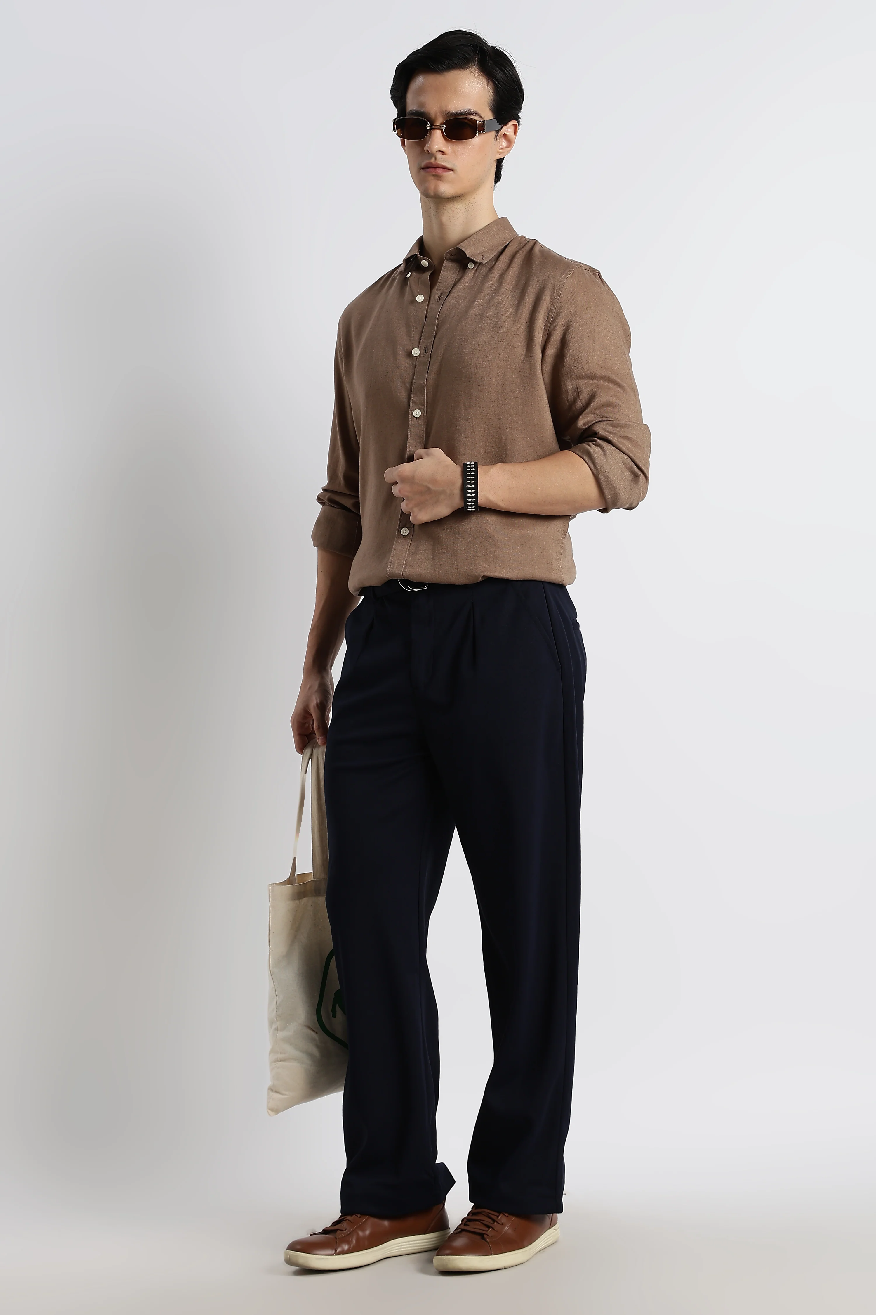 Men Cotton-Linen Shirt - Image 11