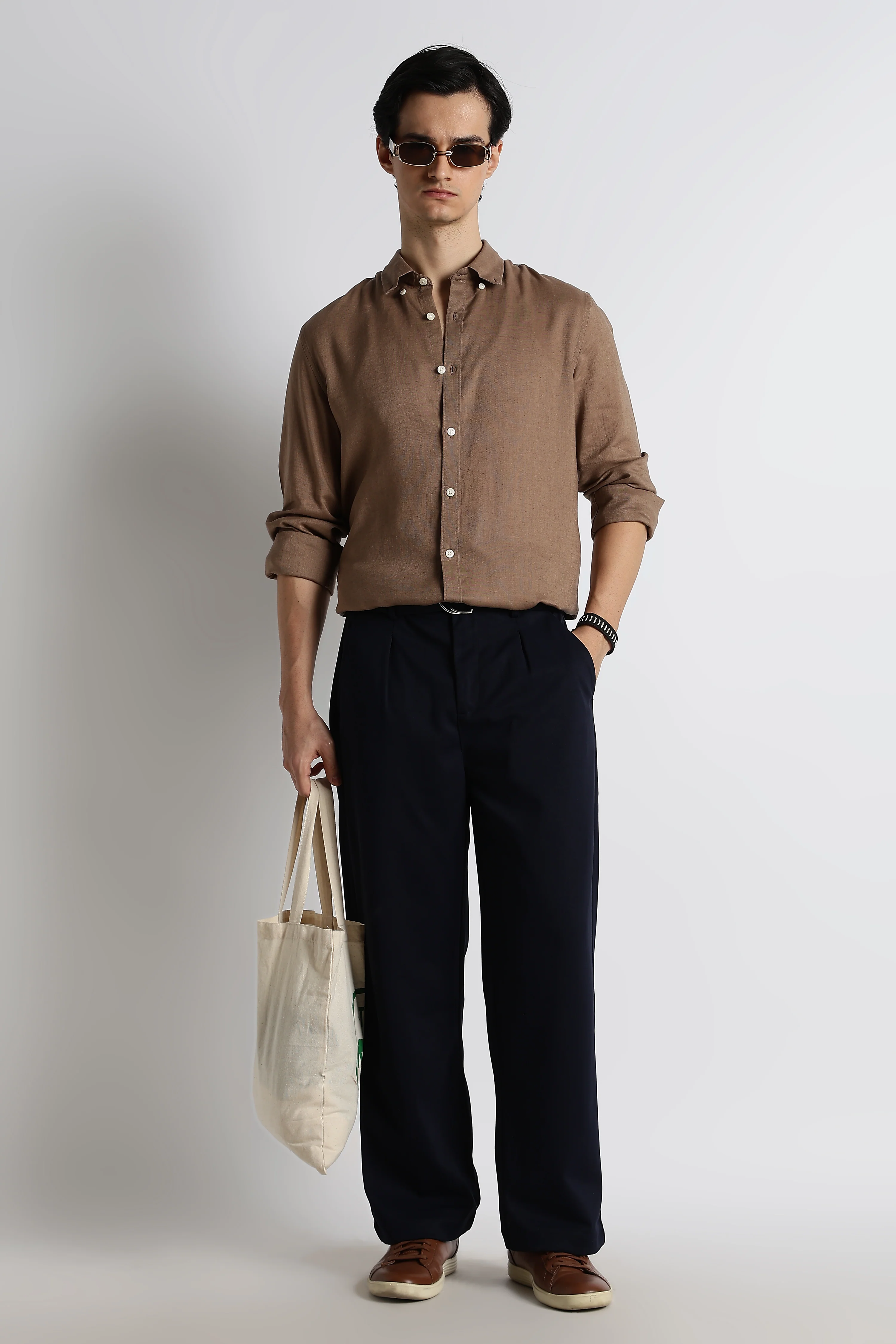 Men Cotton-Linen Shirt - Image 12