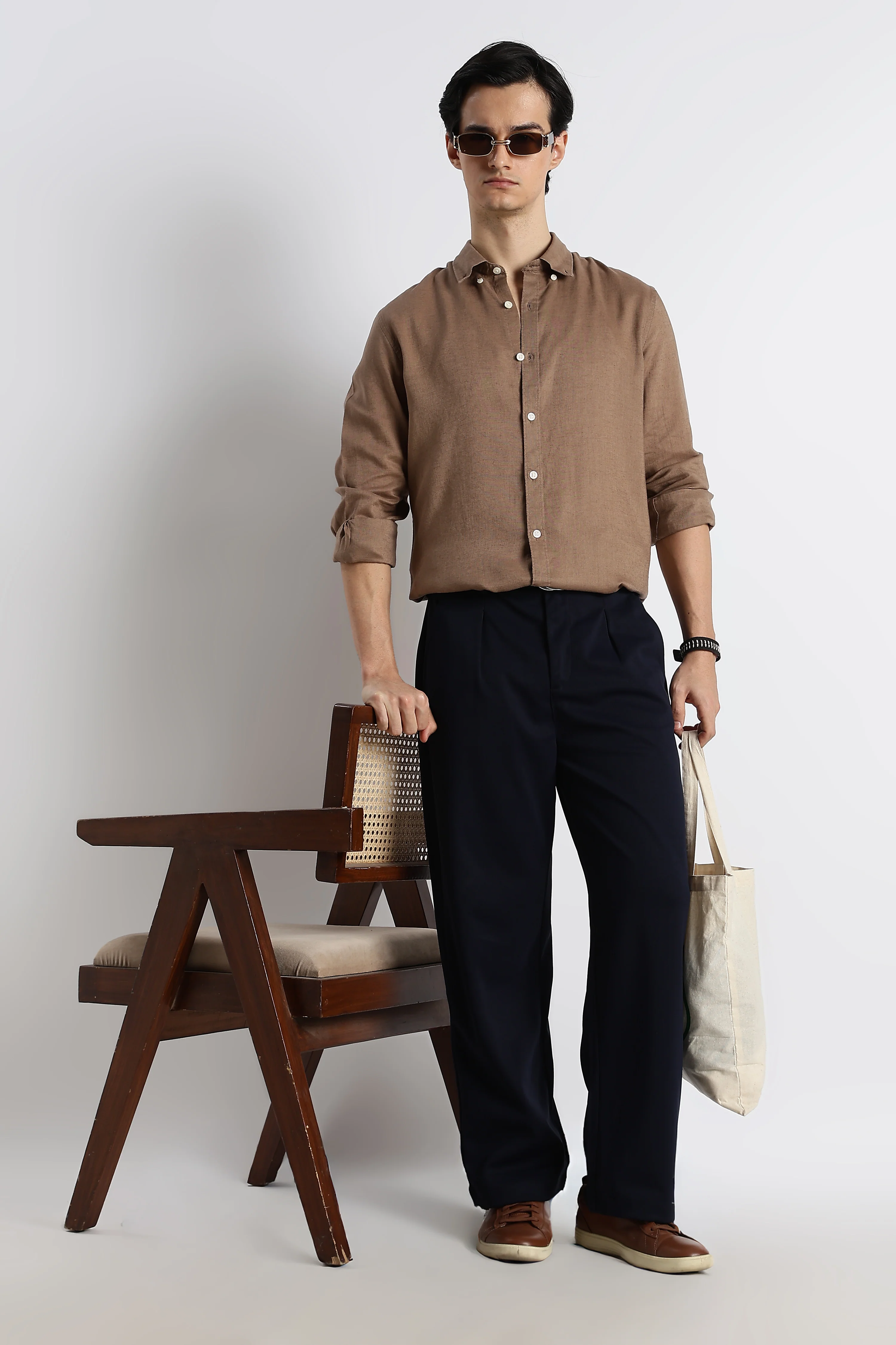 Men Cotton-Linen Shirt - Image 6