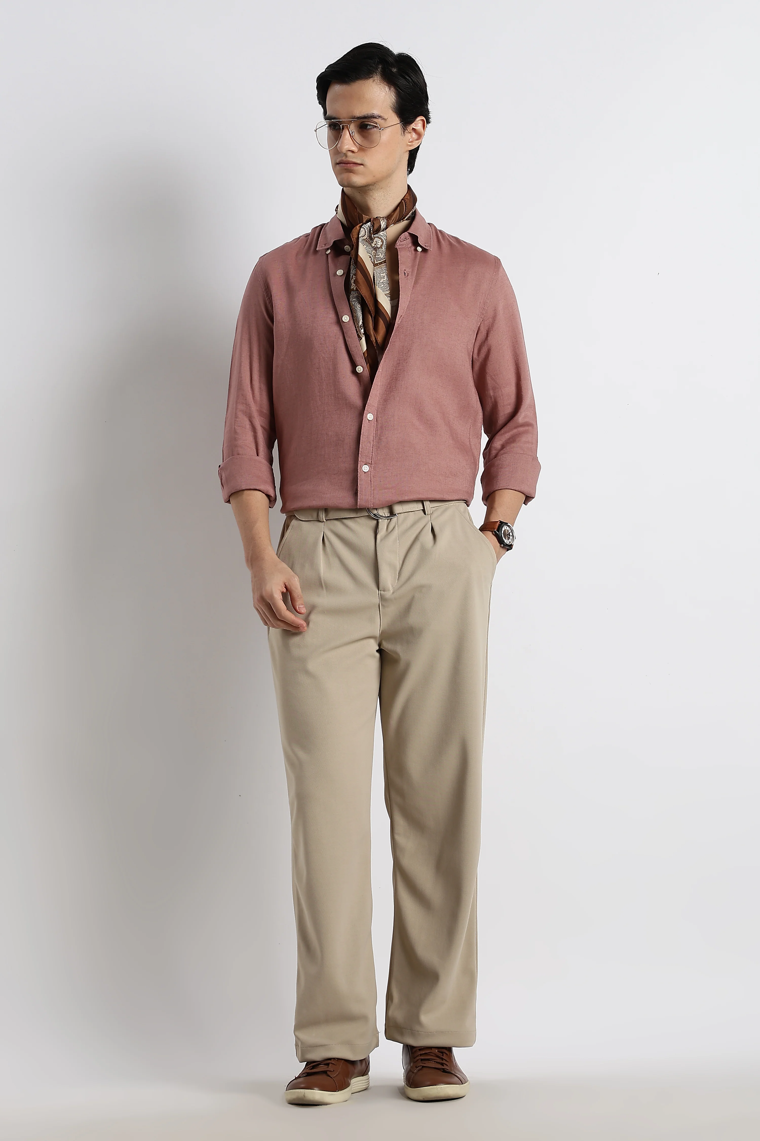 Men Cotton-Linen Shirt - Image 8