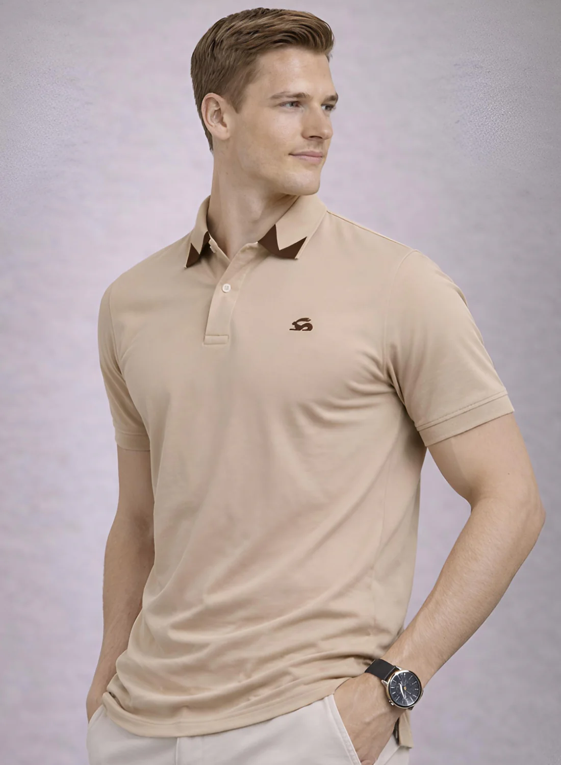 Men Cotton Polo T Shirt - Image 3