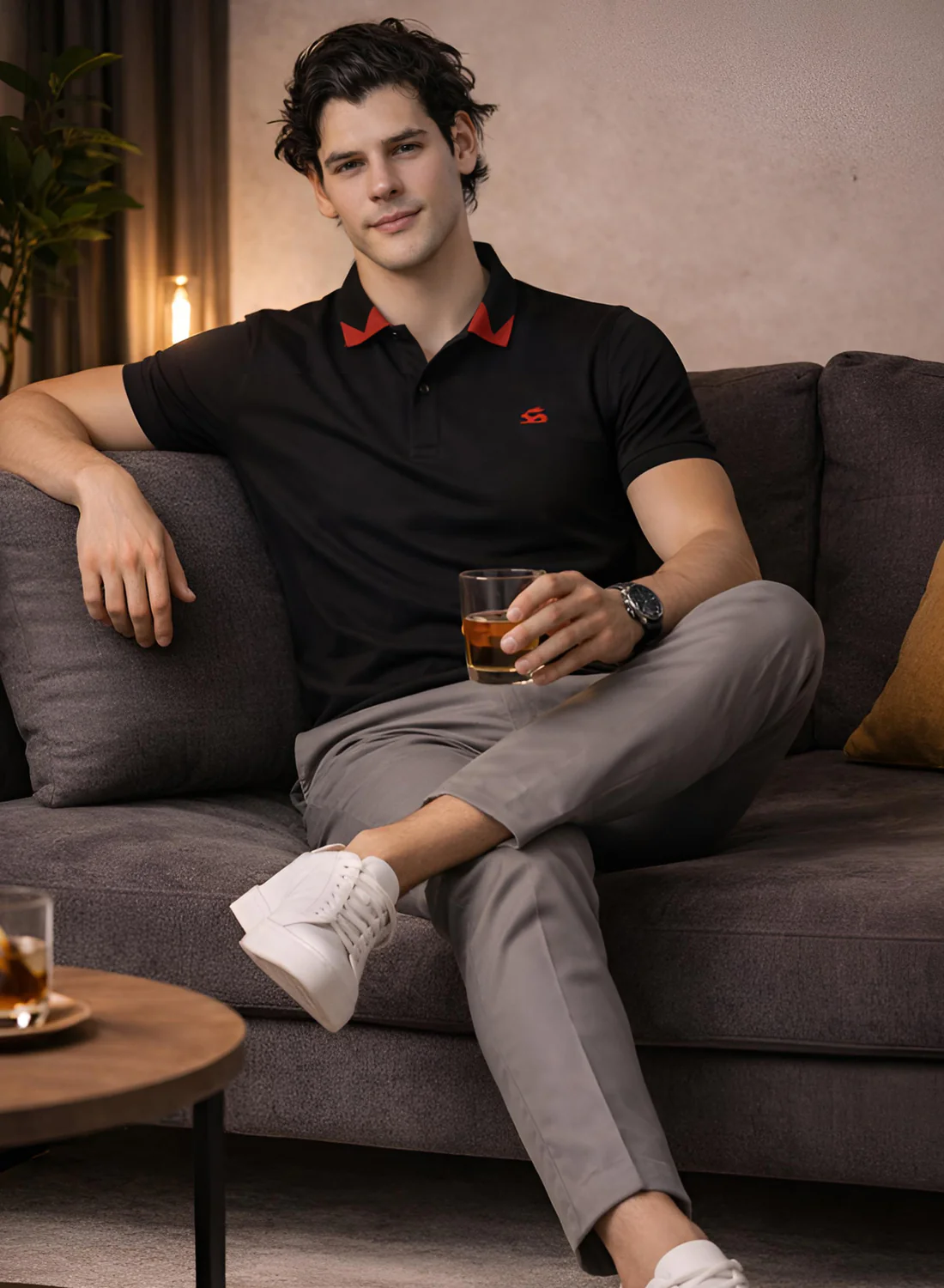 Men Cotton Polo T Shirt - Image 5