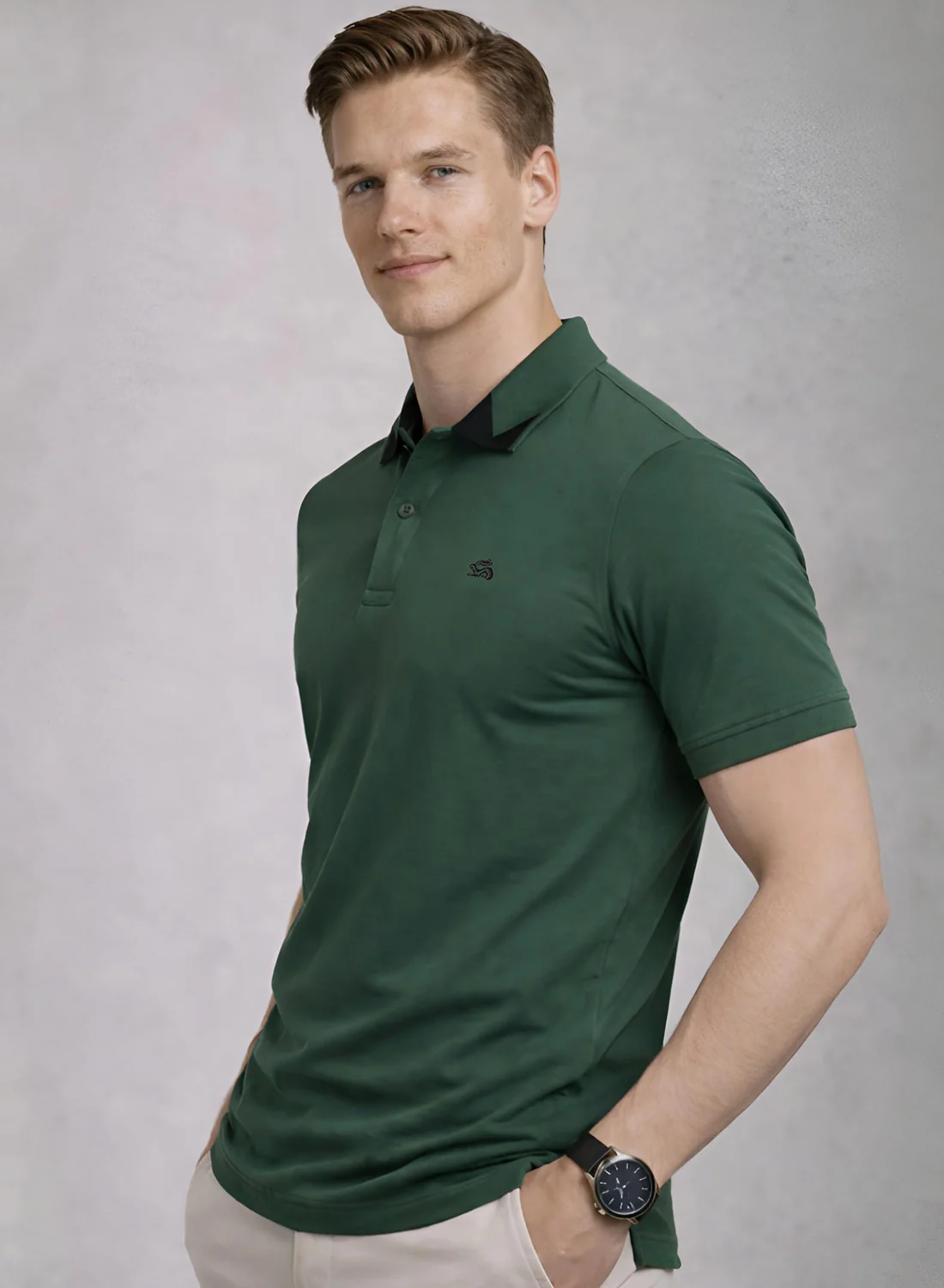 Men Cotton Polo T Shirt - Image 3