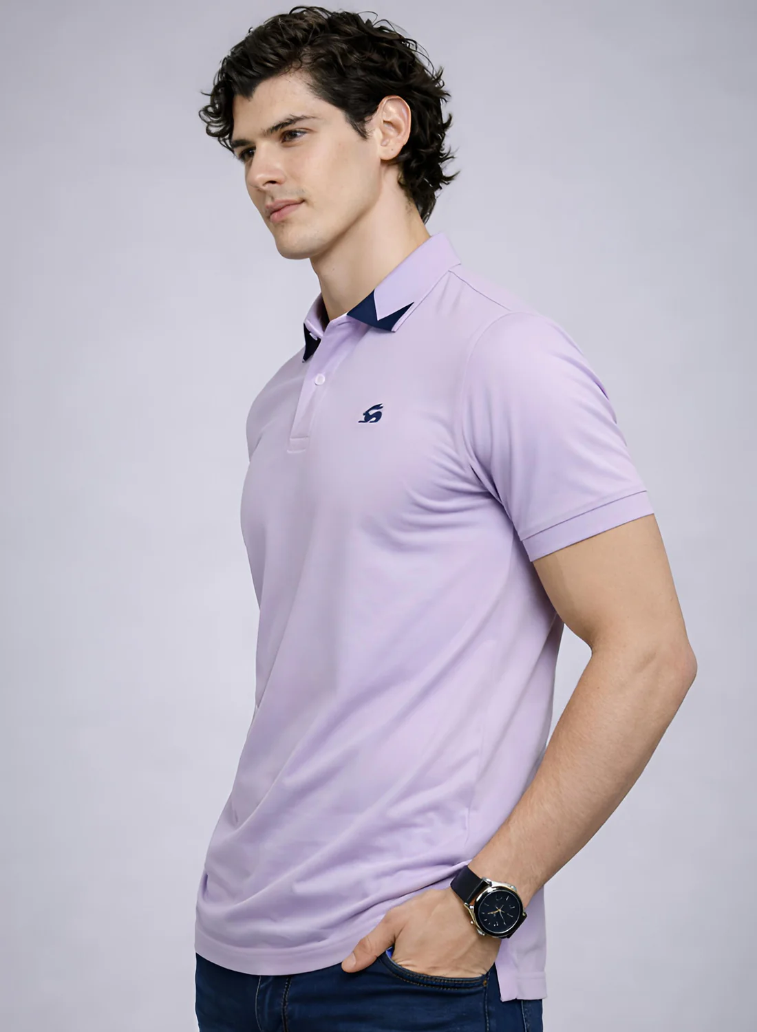 Men Cotton Polo T Shirt - Image 3