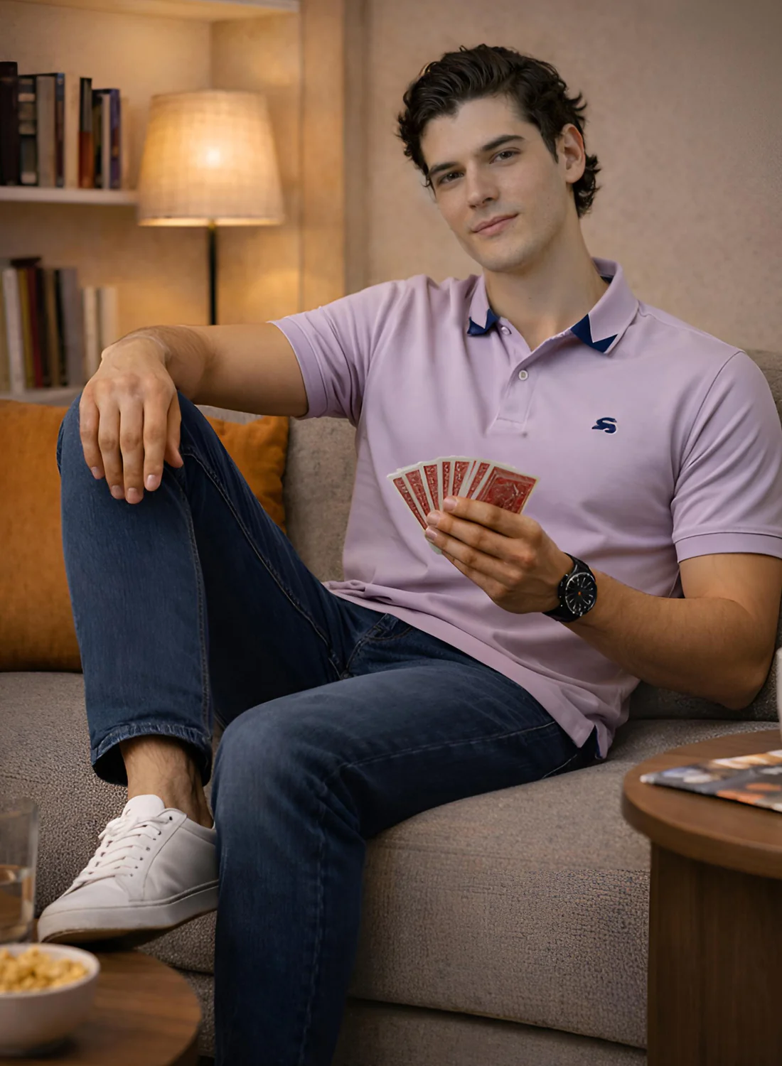 Men Cotton Polo T Shirt - Image 5