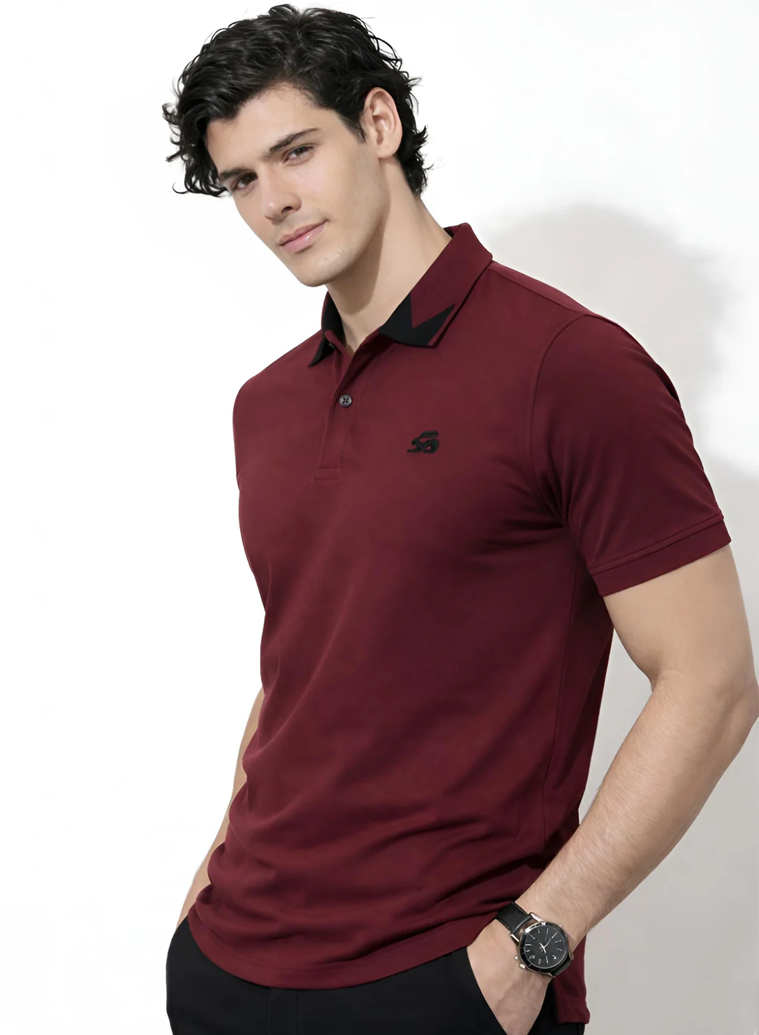 Men Cotton Polo T Shirt - Image 3