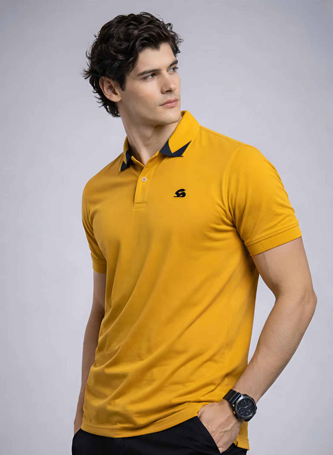 Men Cotton Polo T Shirt - Image 3