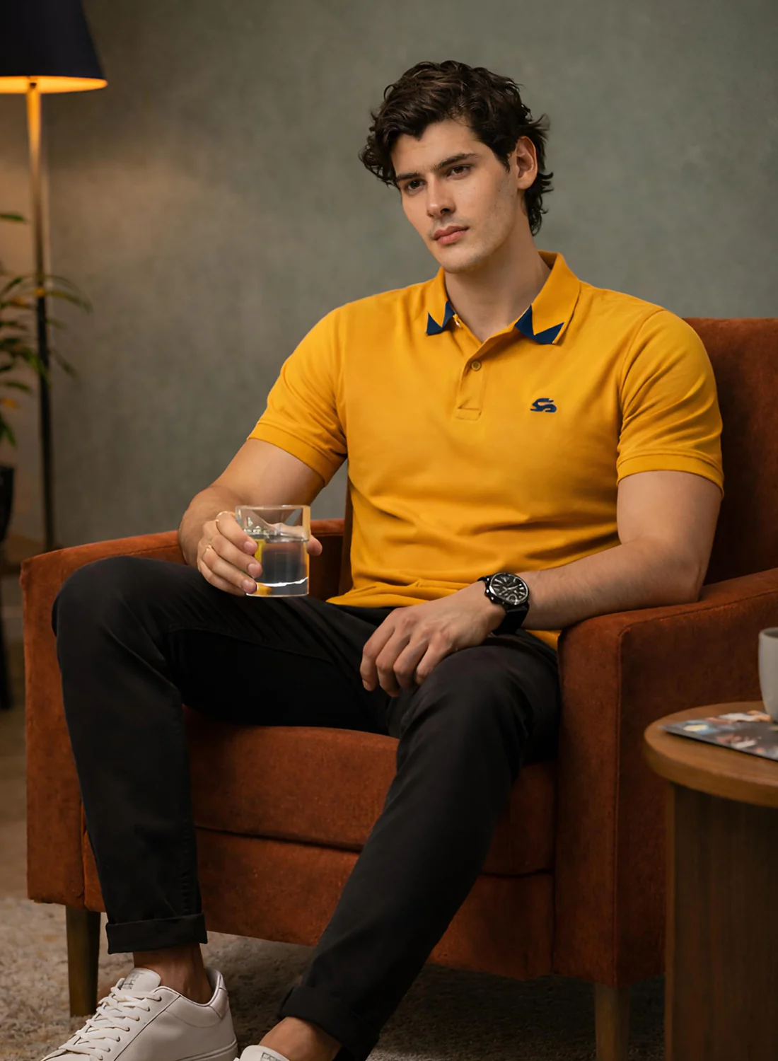 Men Cotton Polo T Shirt - Image 5