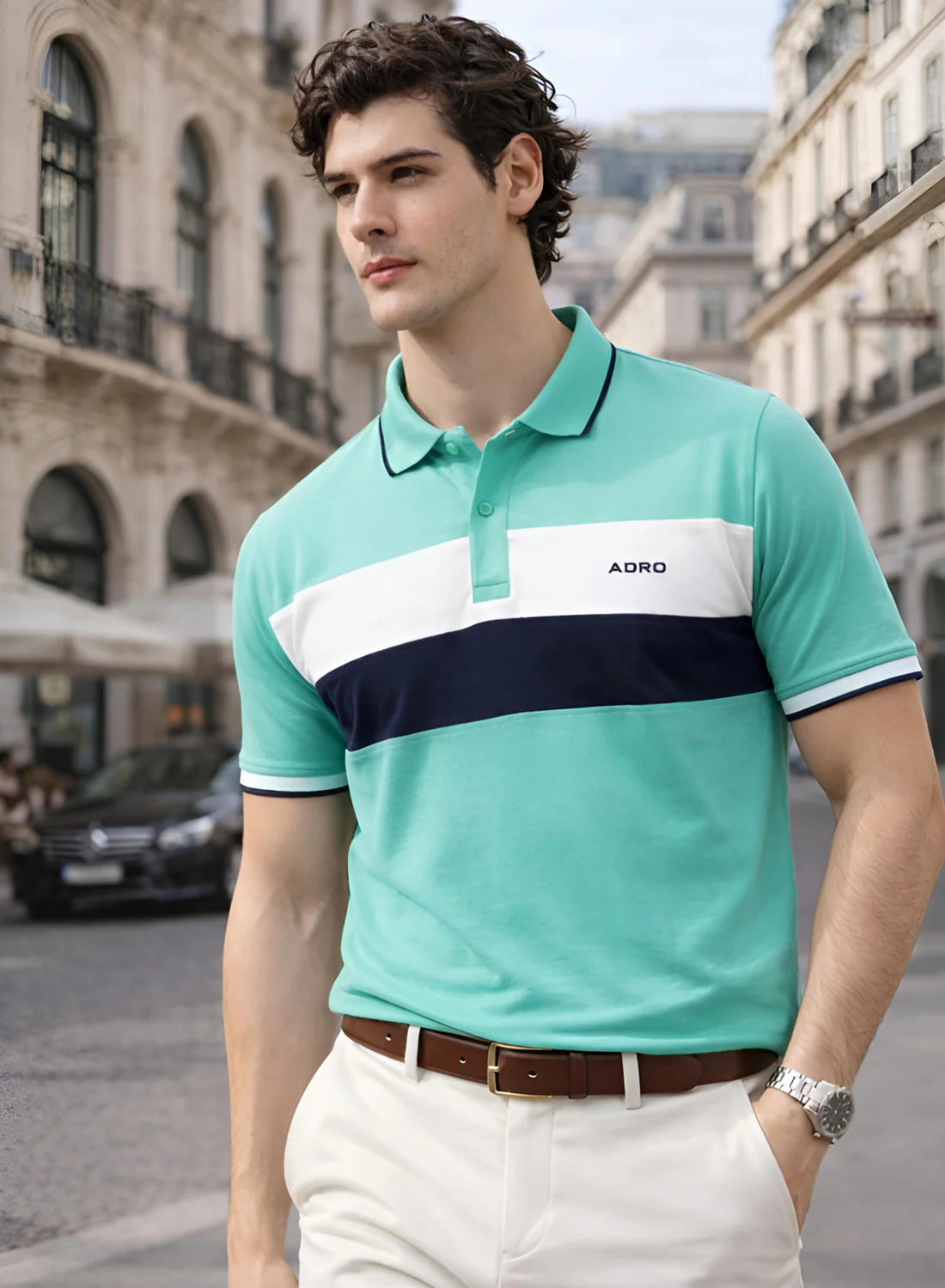 Men Cotton Polo T Shirt - Image 4