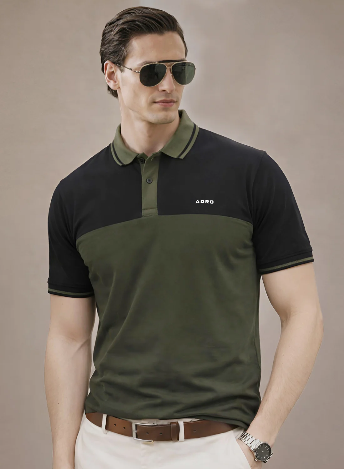 Men Cotton Polo T Shirt