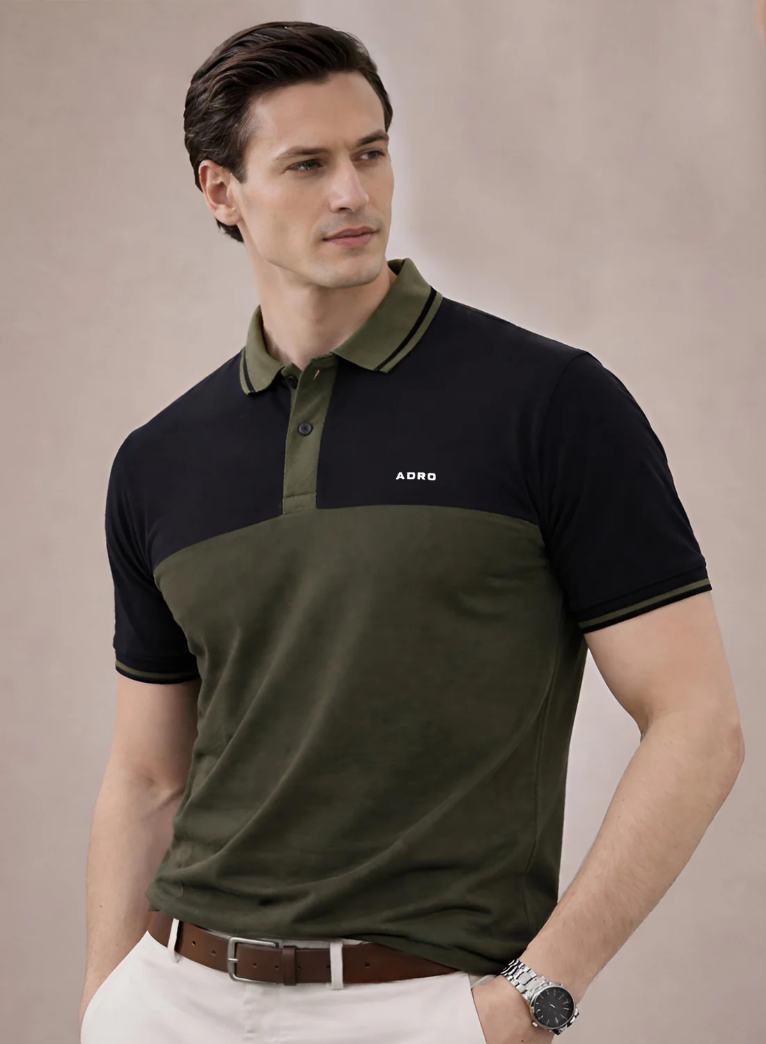 Men Cotton Polo T Shirt - Image 3