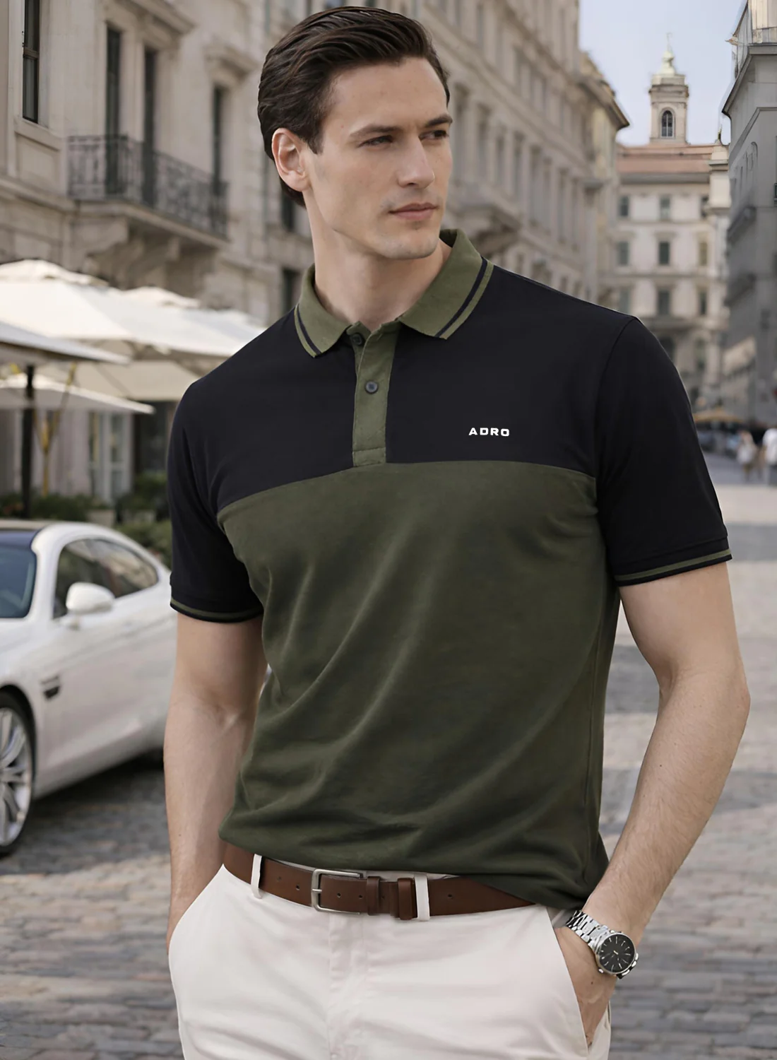 Men Cotton Polo T Shirt - Image 4