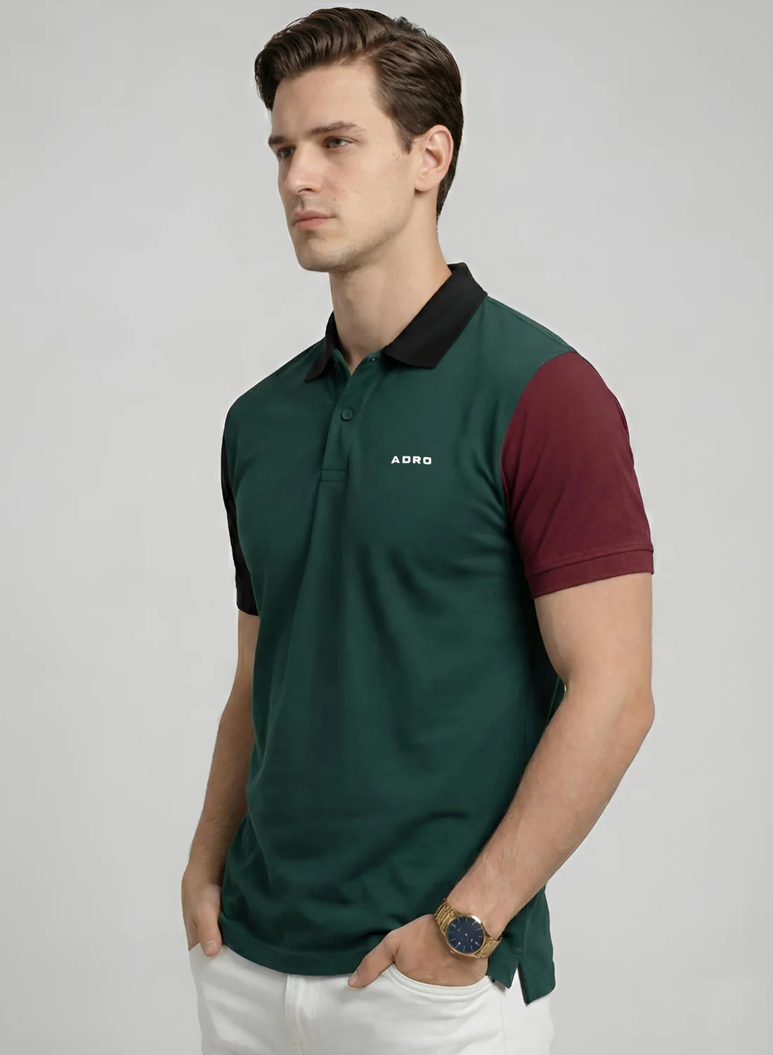 Men Cotton Polo T Shirt - Image 3