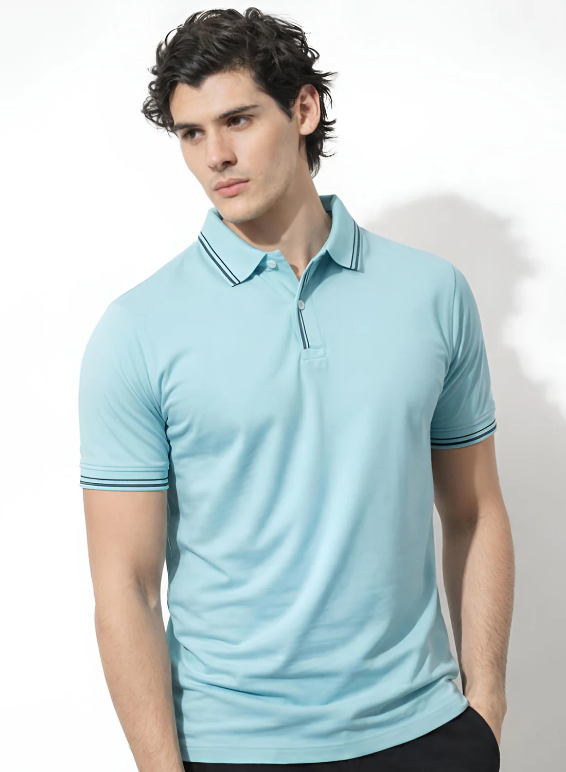 Men Cotton Polo T Shirt - Image 3