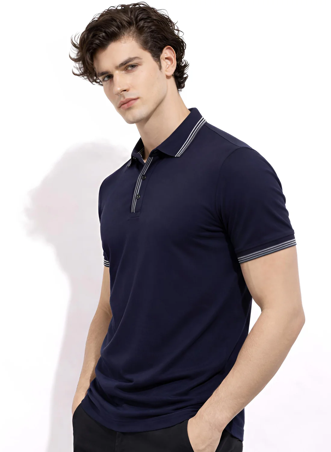 Men Cotton Polo T Shirt - Image 3