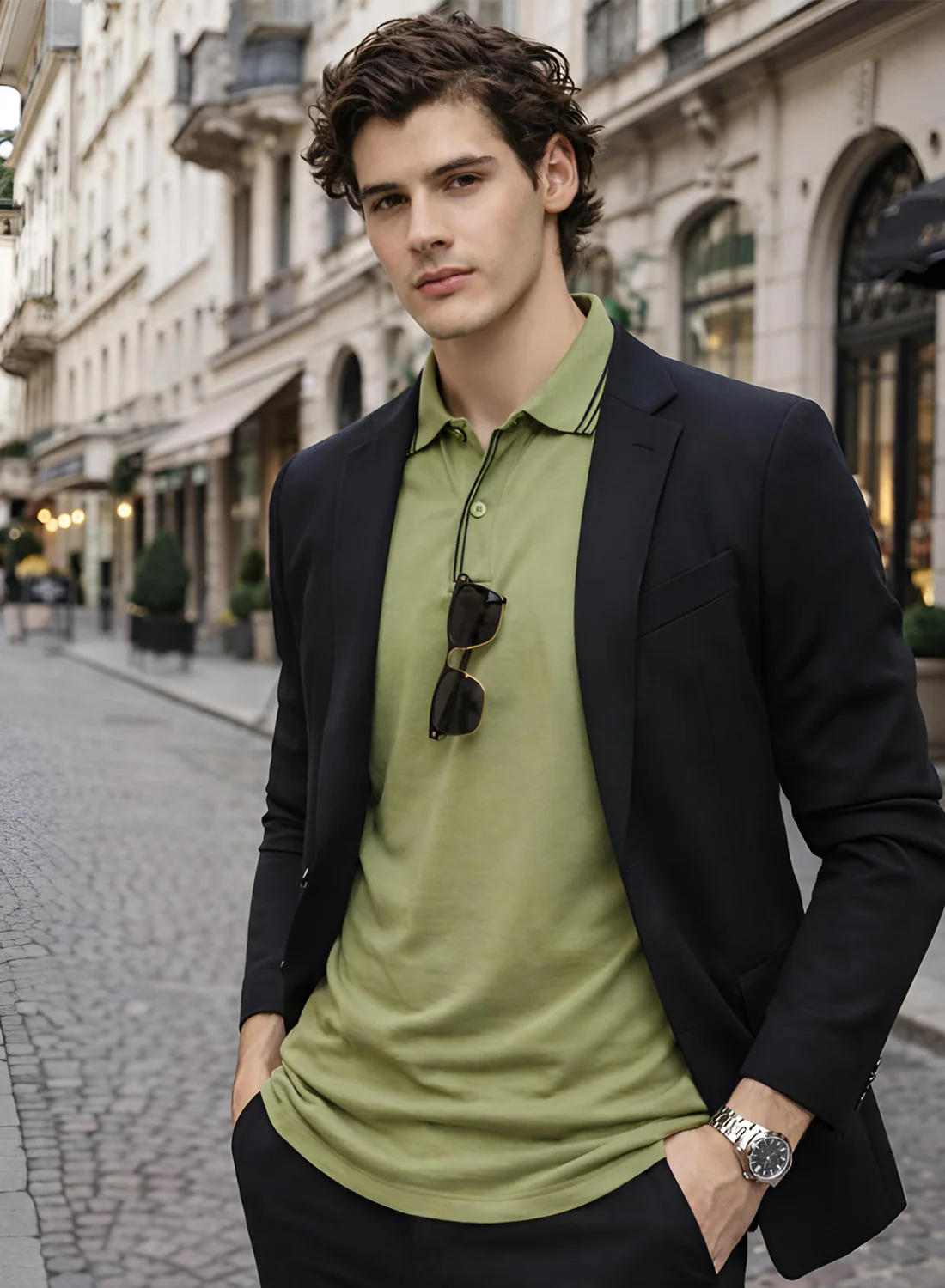 Men Cotton Polo T Shirt - Image 5
