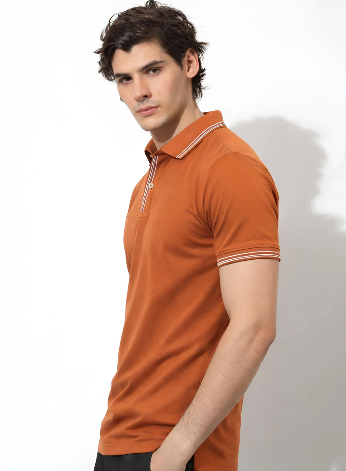 Men Cotton Polo T Shirt - Image 3