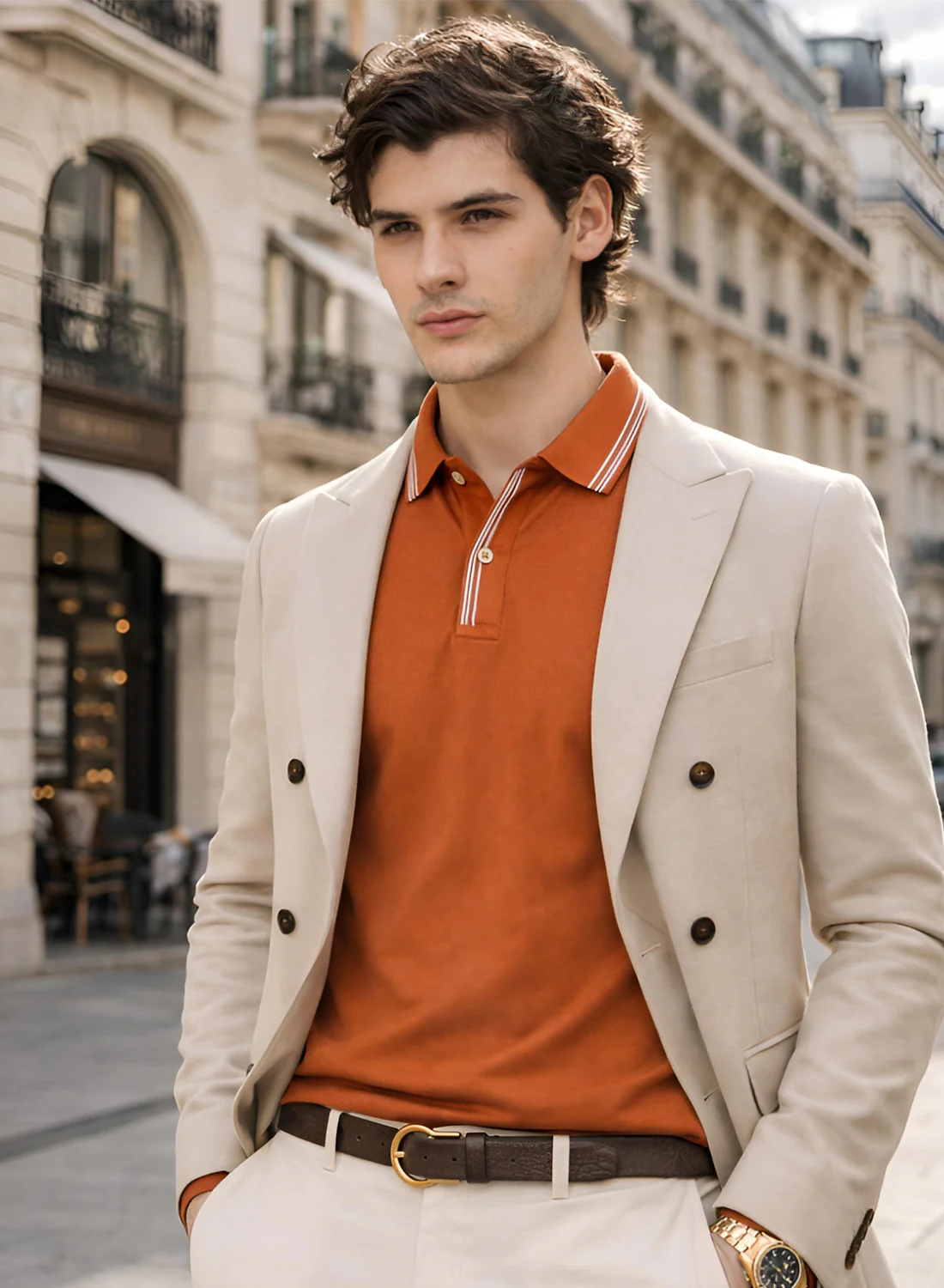 Men Cotton Polo T Shirt - Image 5