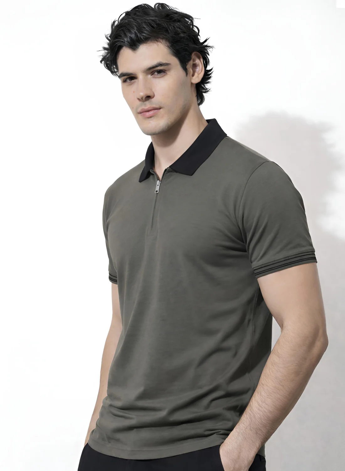 Men Cotton Polo T Shirt - Image 3