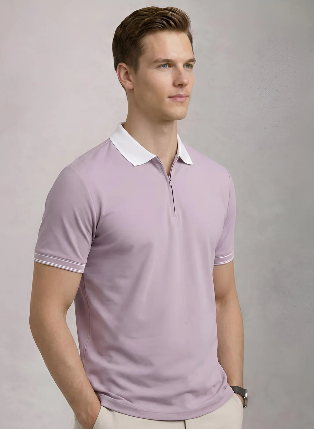 Men Cotton Polo T Shirt - Image 3