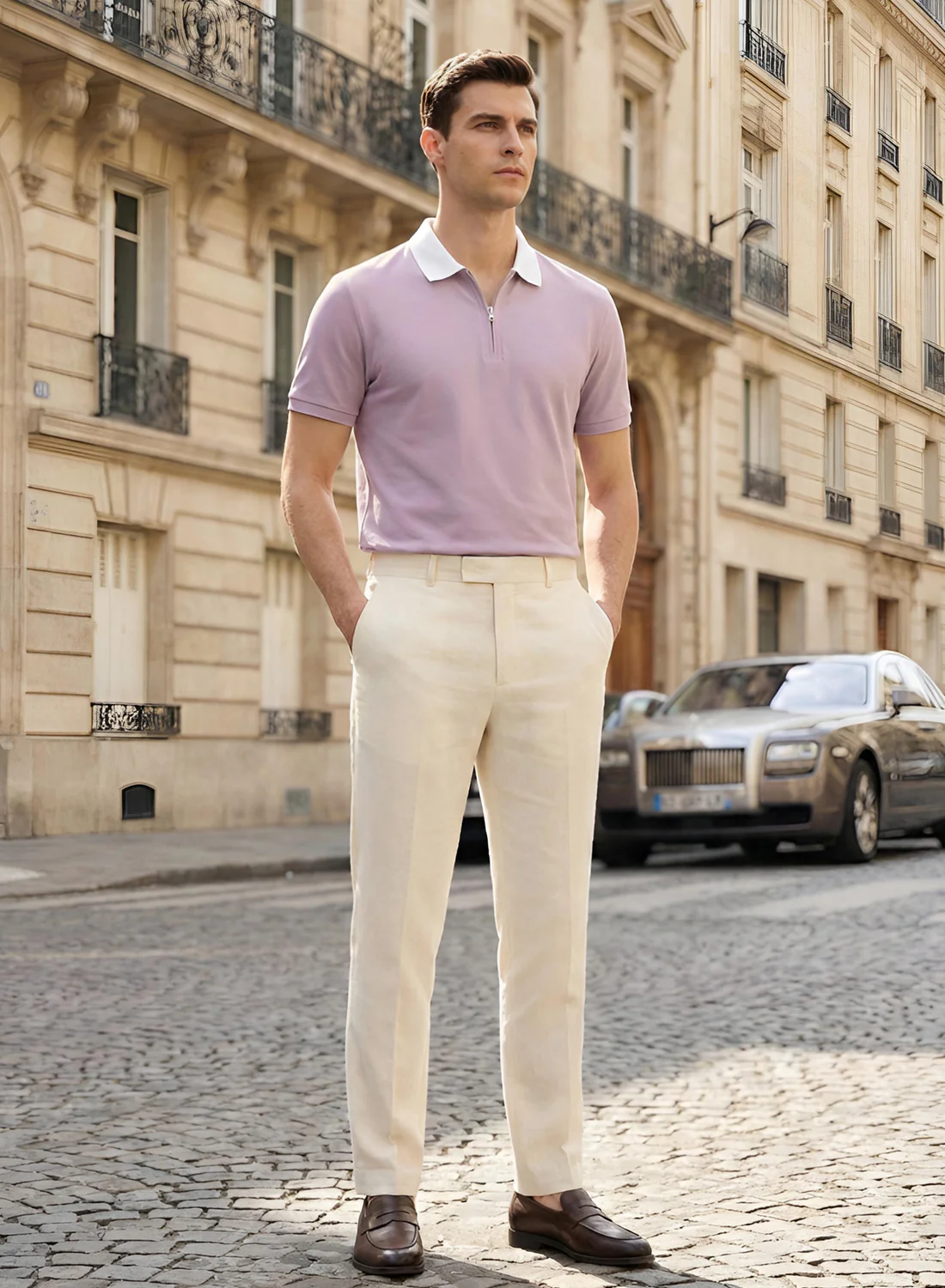 Men Cotton Polo T Shirt - Image 5