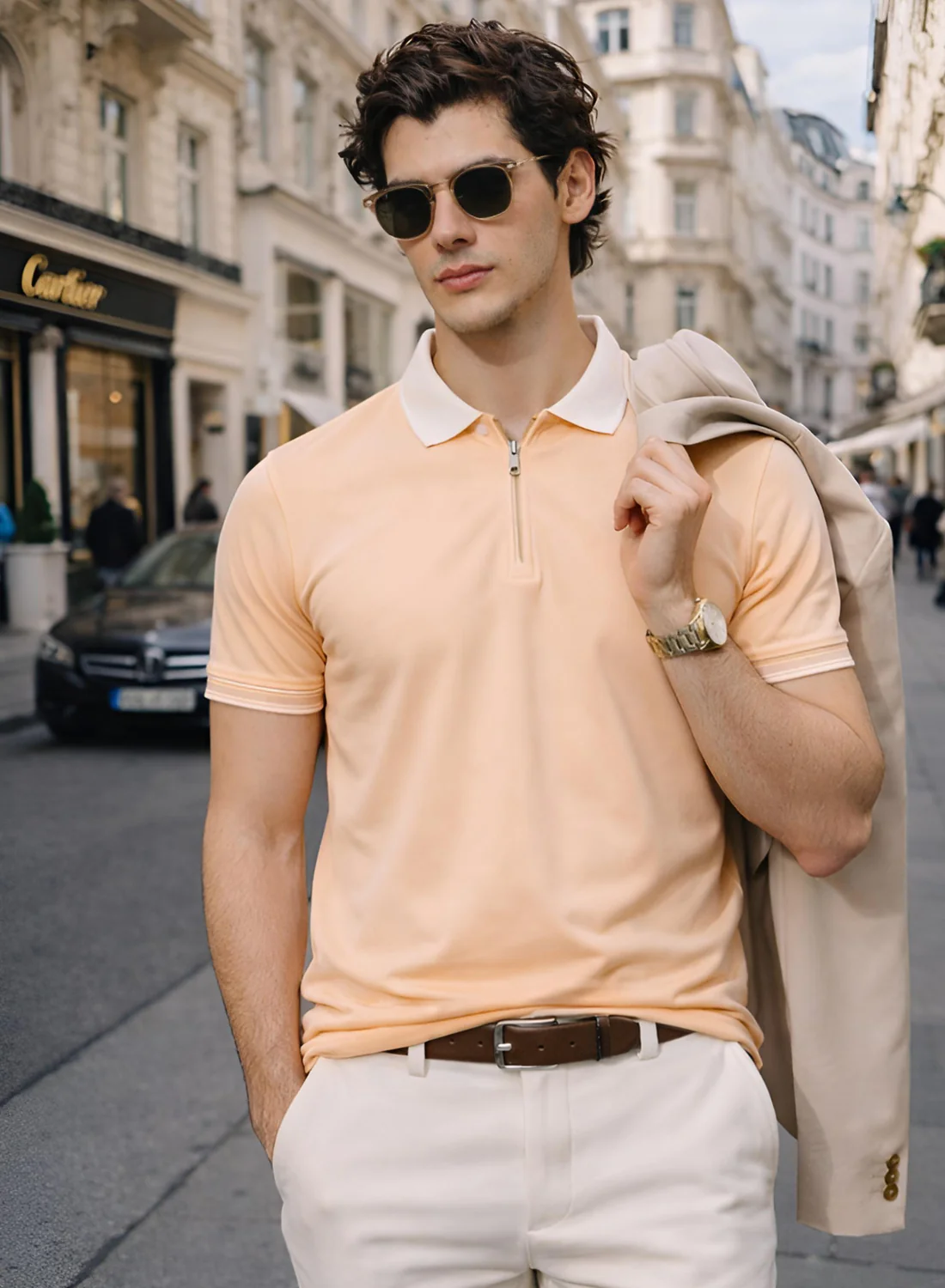Men Cotton Polo T Shirt - Image 5