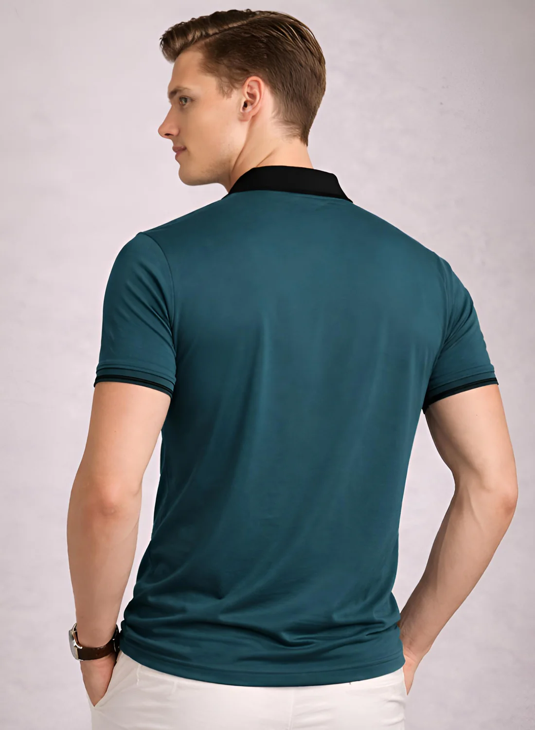 Men Cotton Polo T Shirt - Image 2