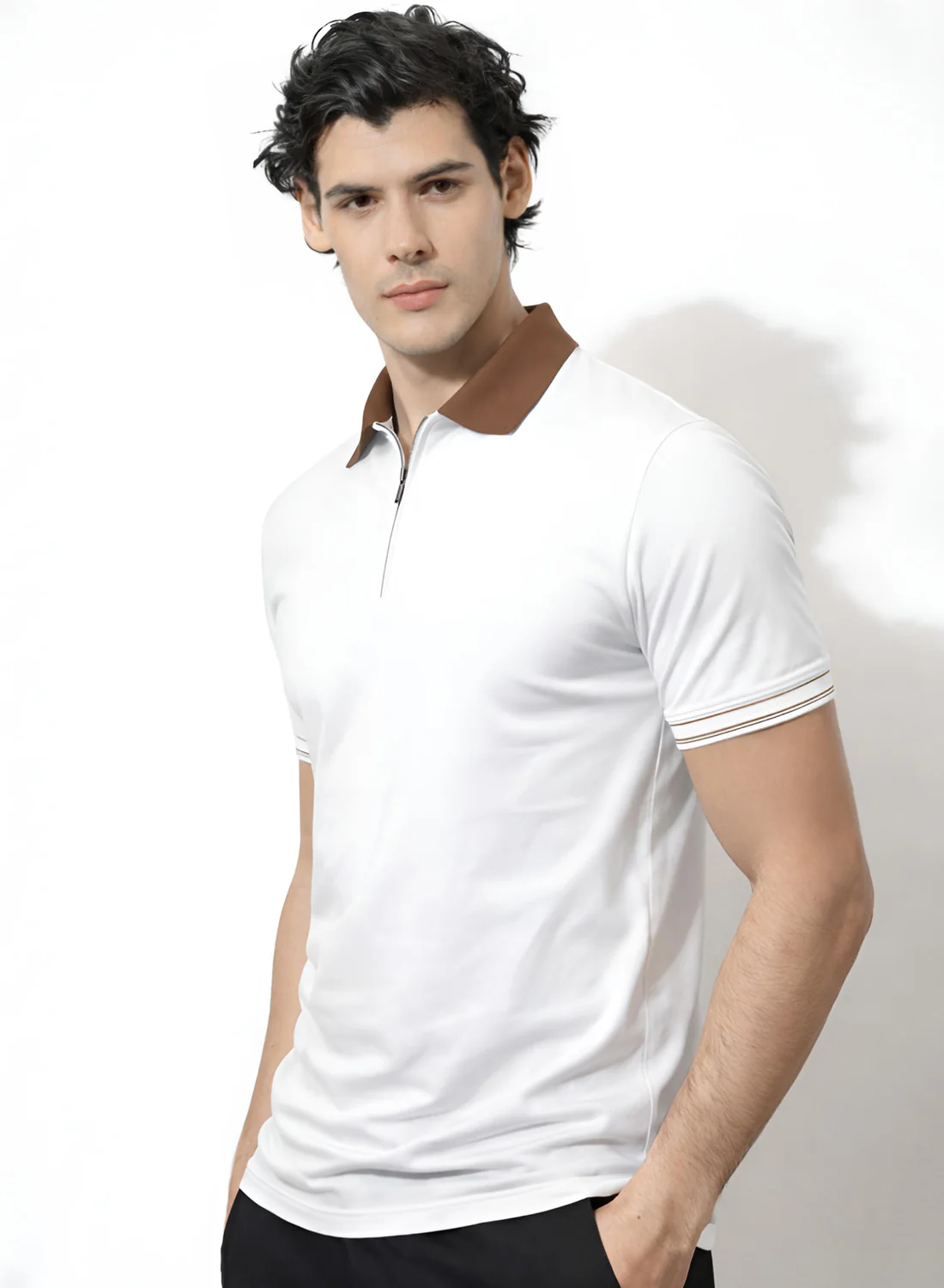 Men Cotton Polo T Shirt - Image 3