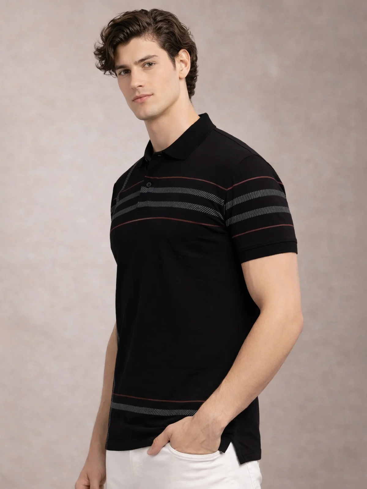 Men Cotton Polo T Shirt - Image 3
