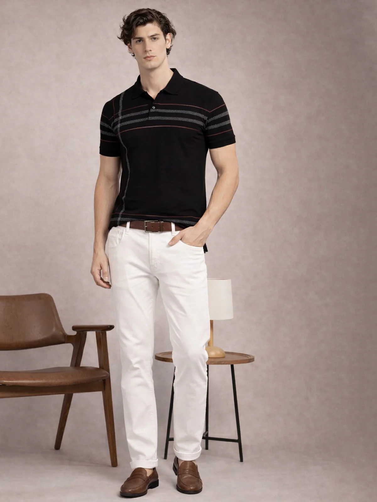Men Cotton Polo T Shirt - Image 5
