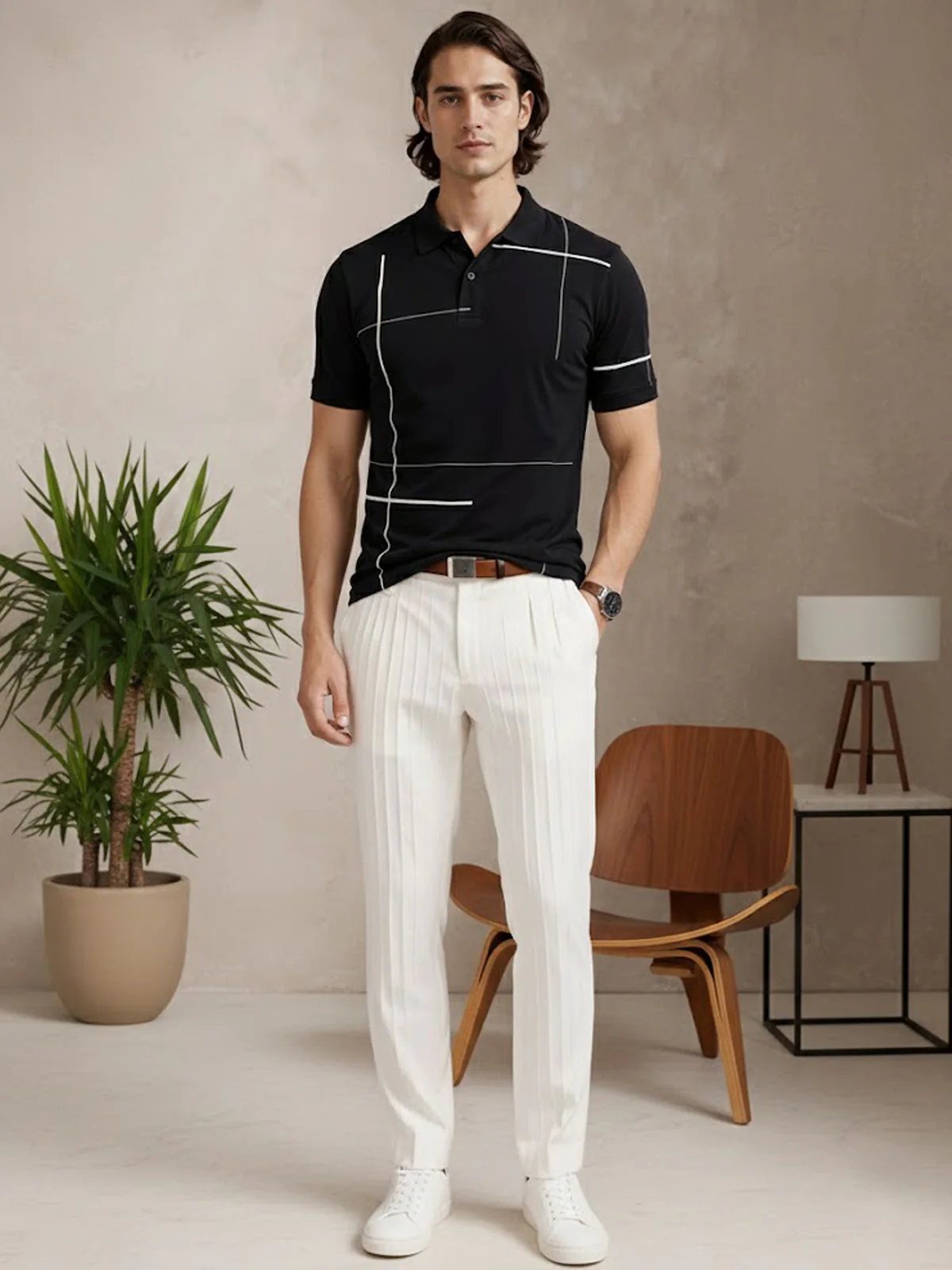 Men Cotton Polo T Shirt - Image 5