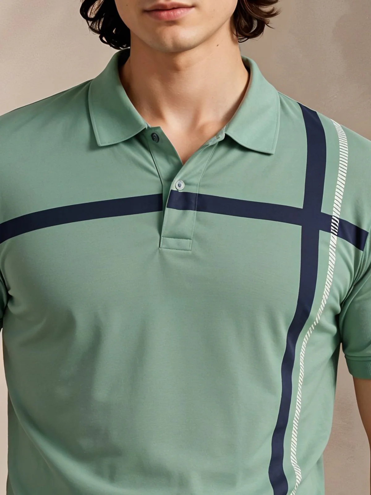 Men Cotton Polo T Shirt - Image 2
