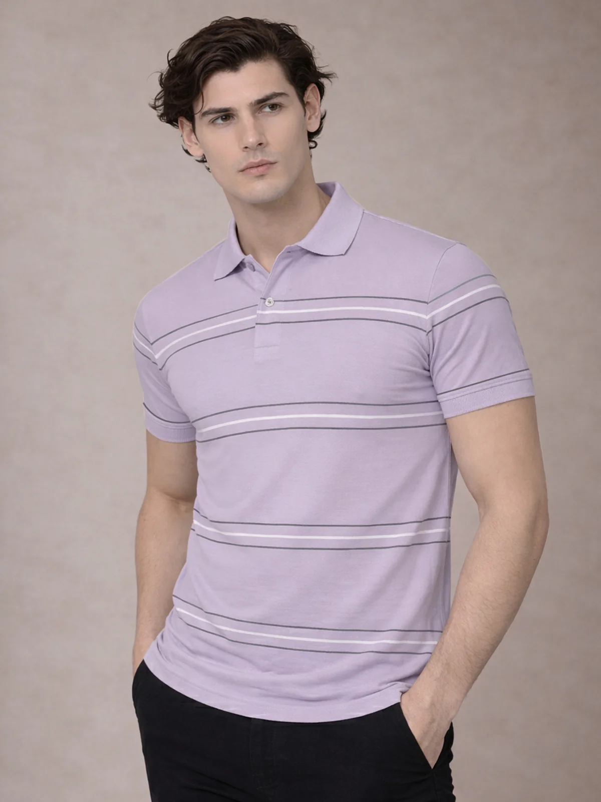 Men Cotton Polo T Shirt - Image 3