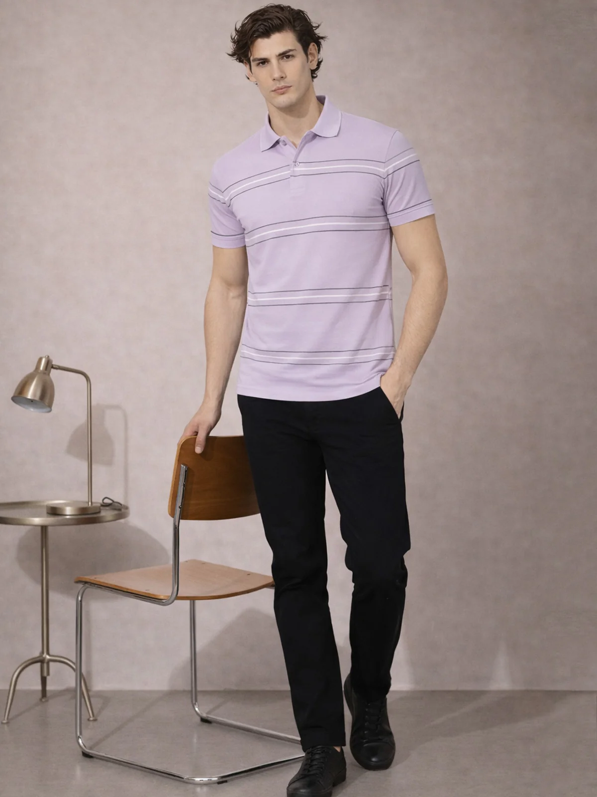 Men Cotton Polo T Shirt - Image 5