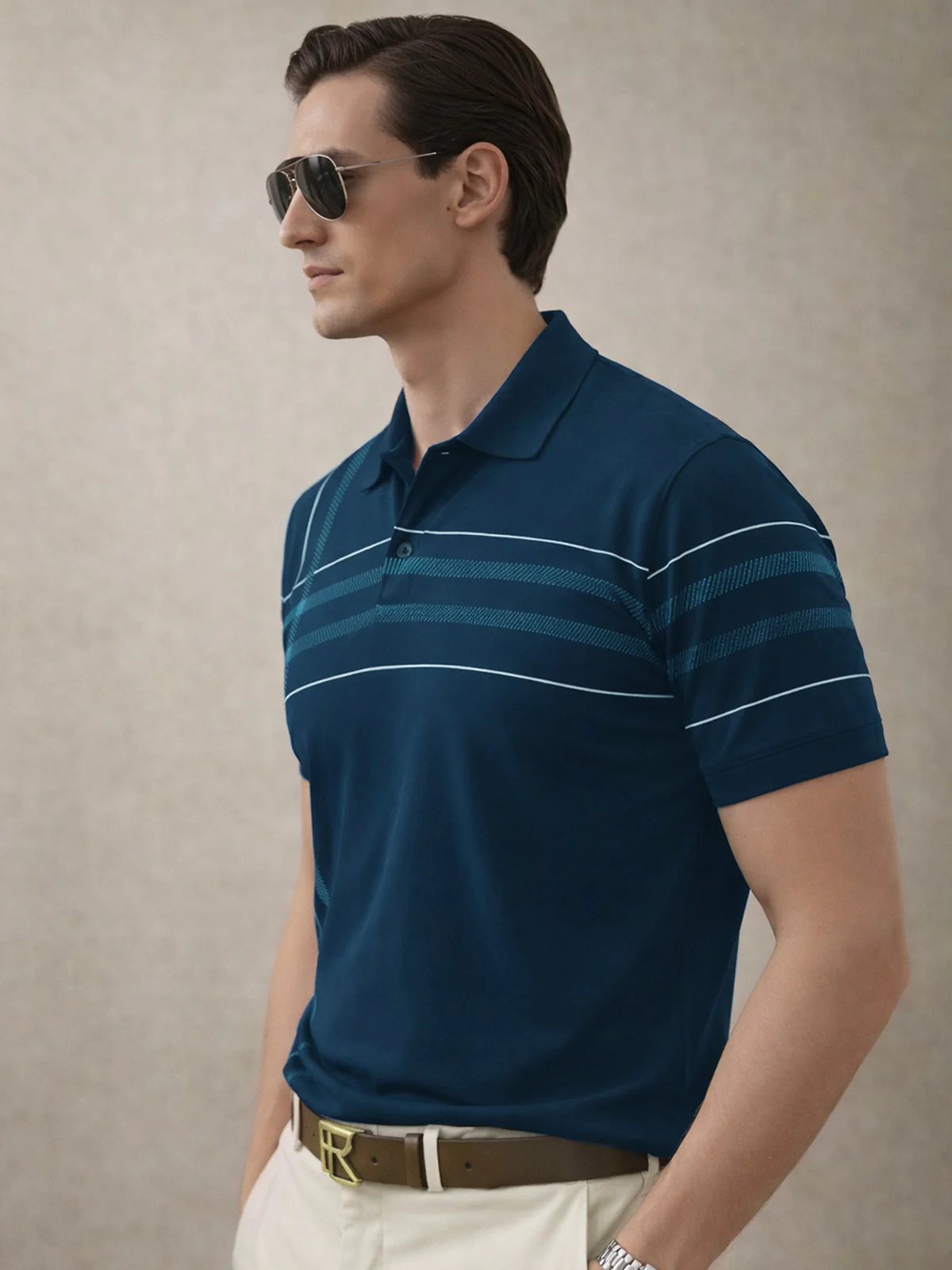 Men Cotton Polo T Shirt - Image 3
