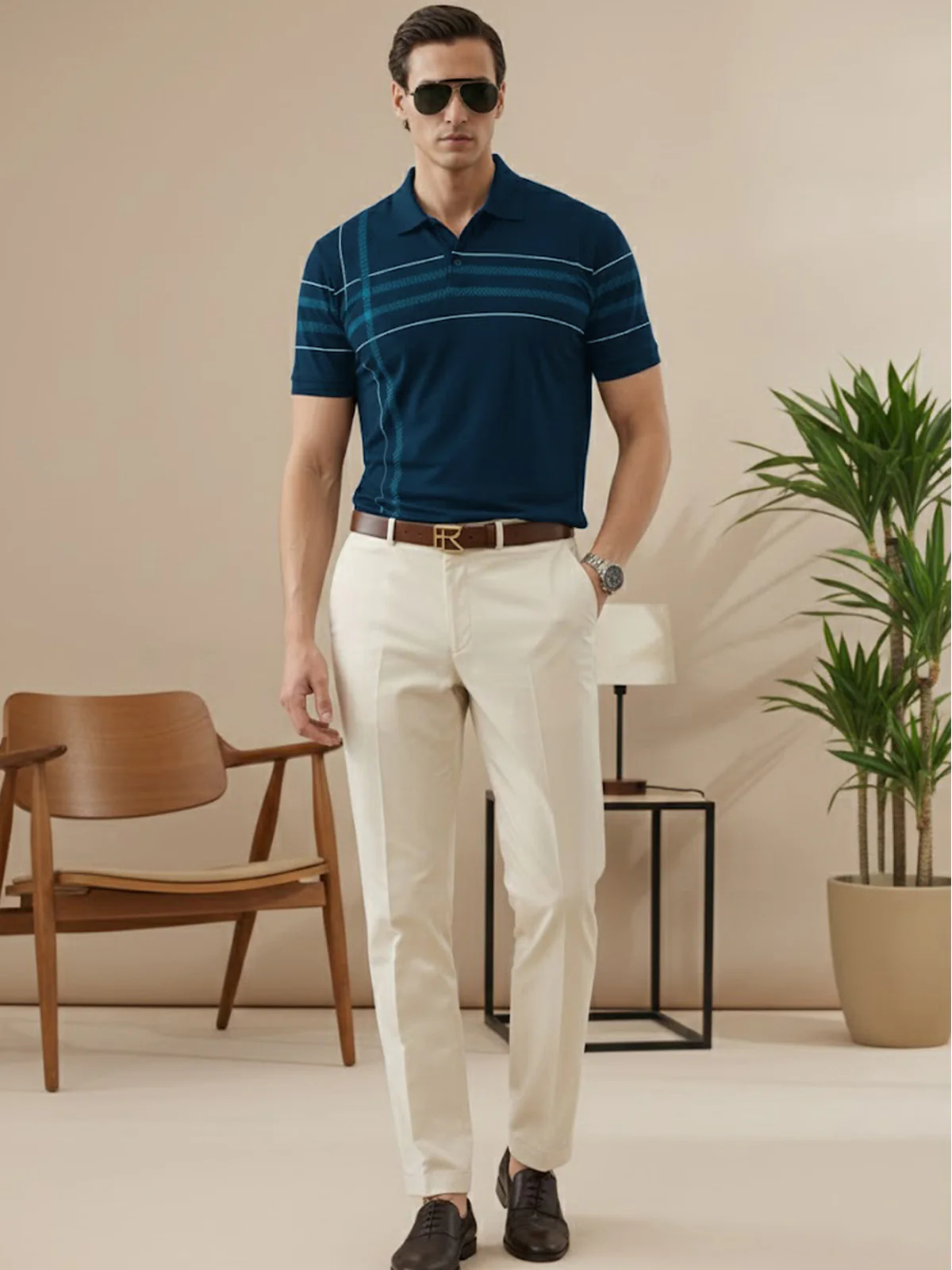 Men Cotton Polo T Shirt - Image 5