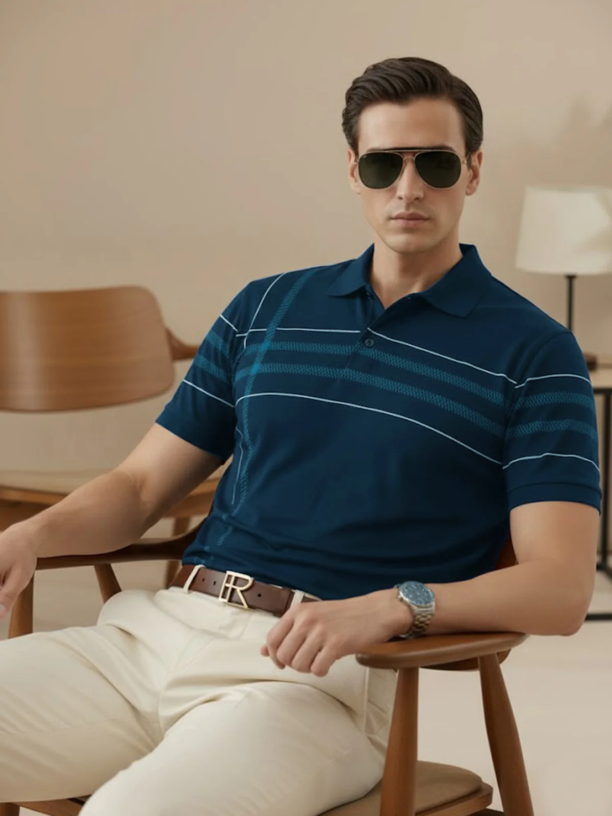 Men Cotton Polo T Shirt - Image 6