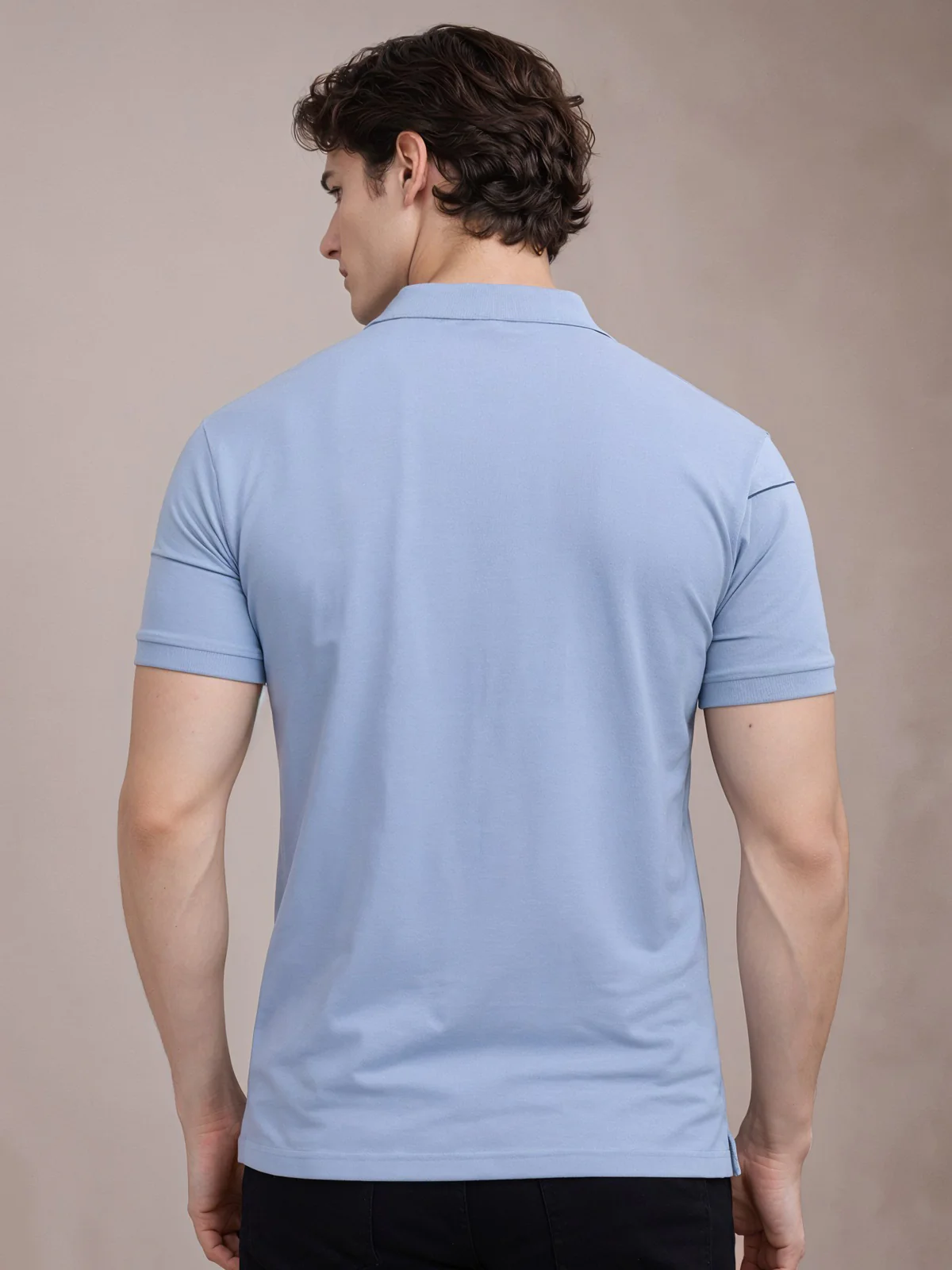 Men Cotton Polo T Shirt - Image 2