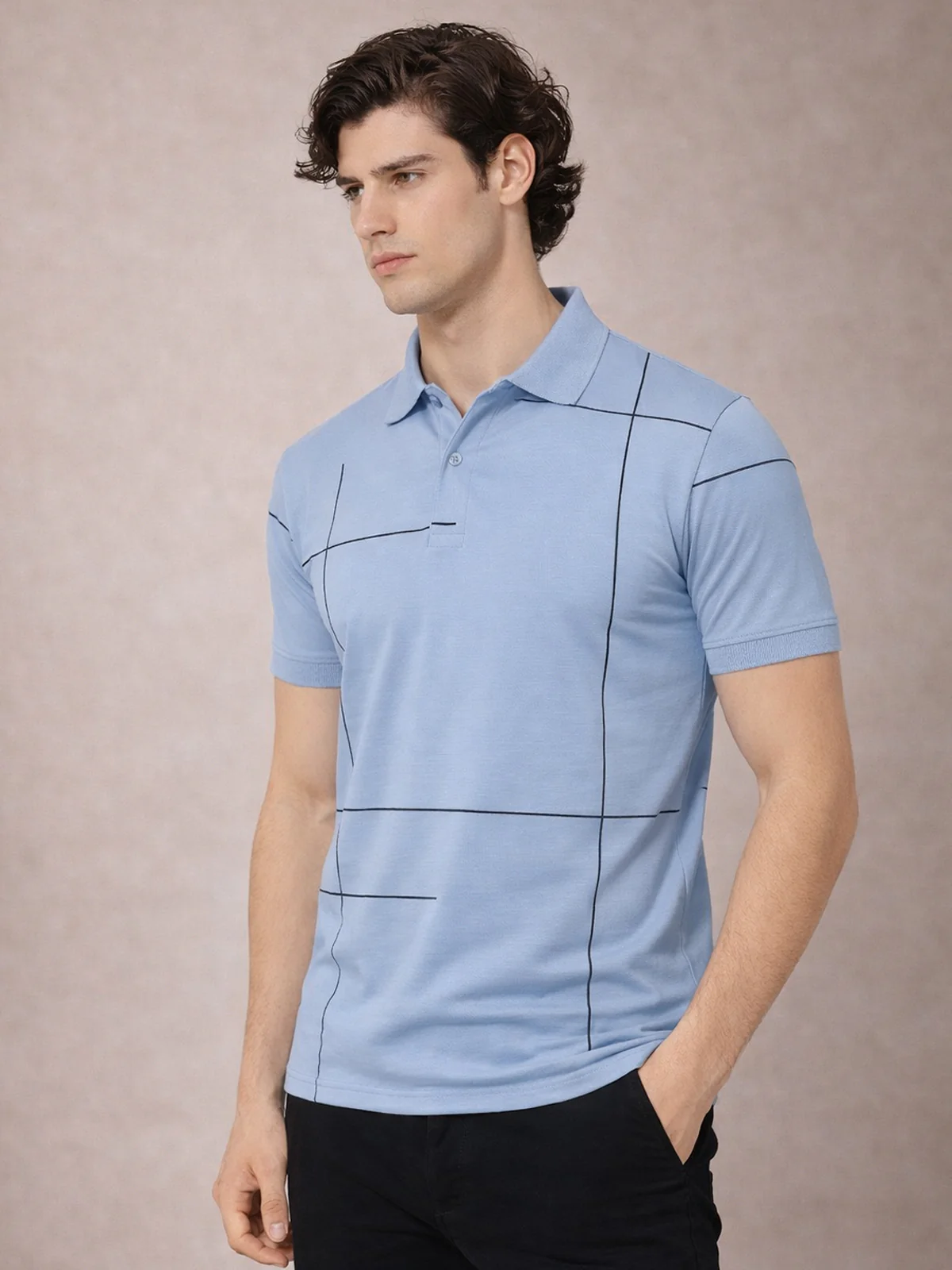 Men Cotton Polo T Shirt - Image 3