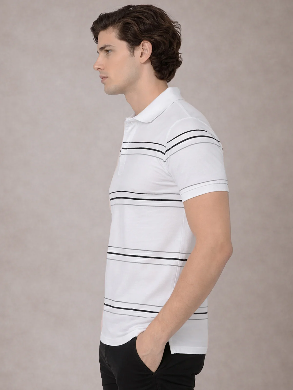 Men Cotton Polo T Shirt - Image 3