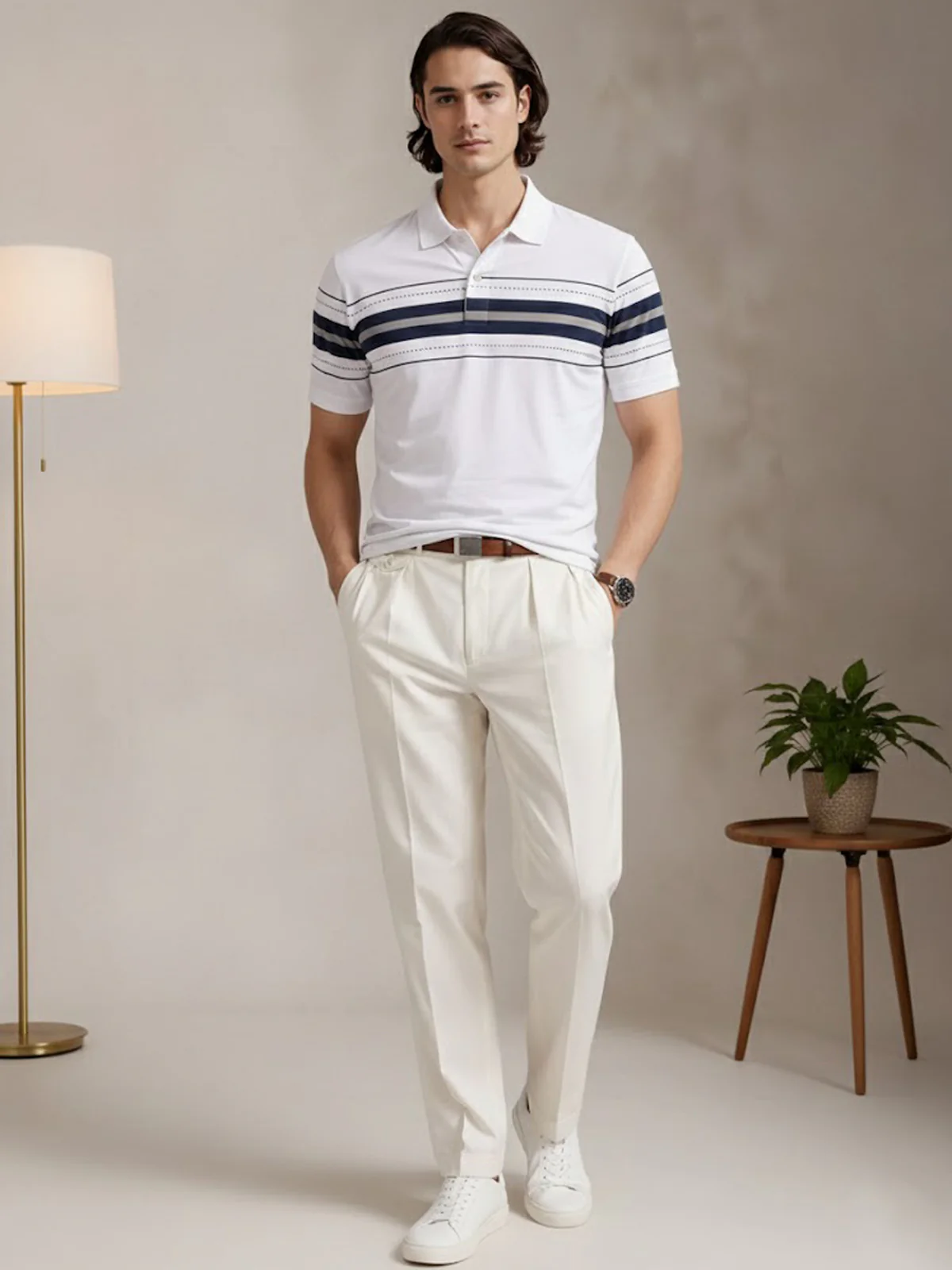 Men Cotton Polo T Shirt - Image 5