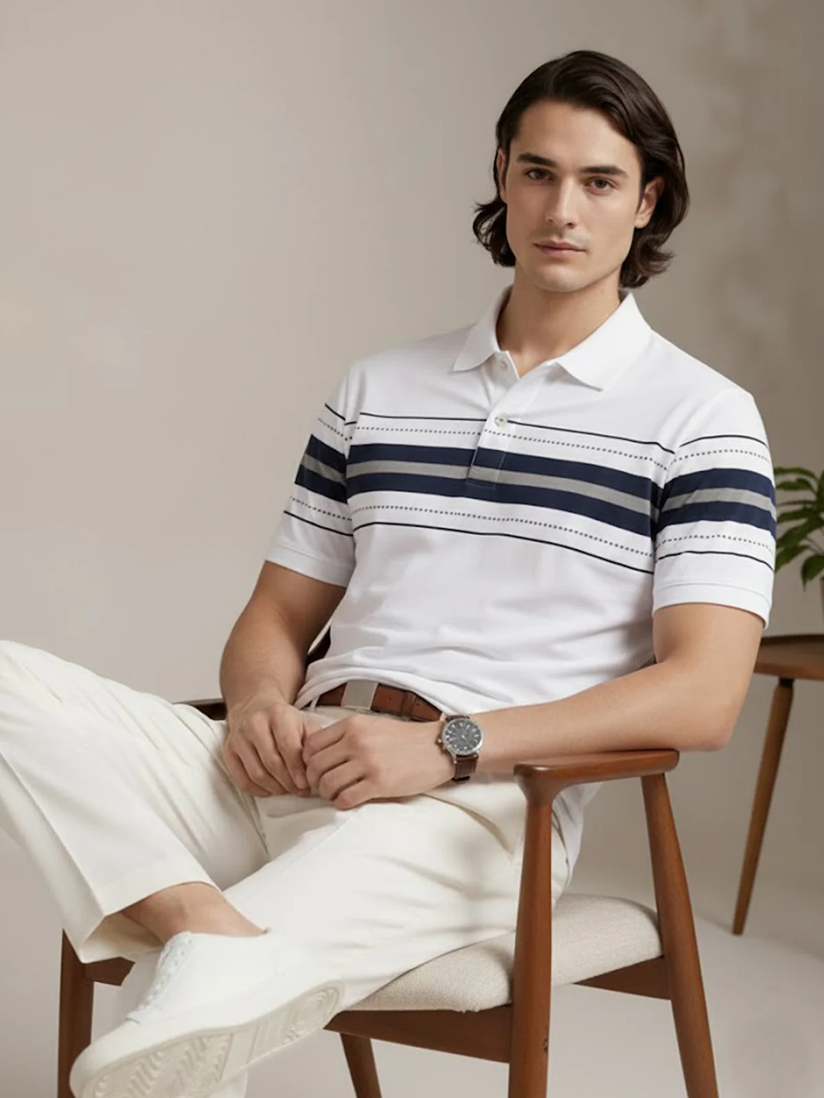 Men Cotton Polo T Shirt - Image 6