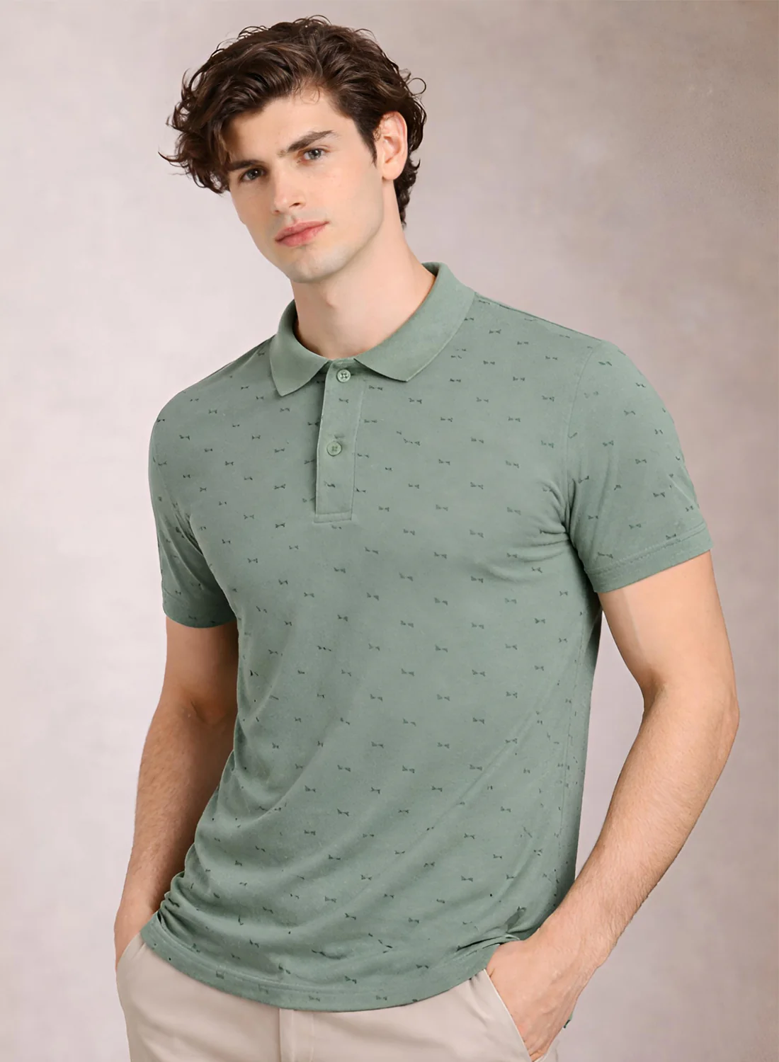 Men Cotton Polo T Shirt - Image 3