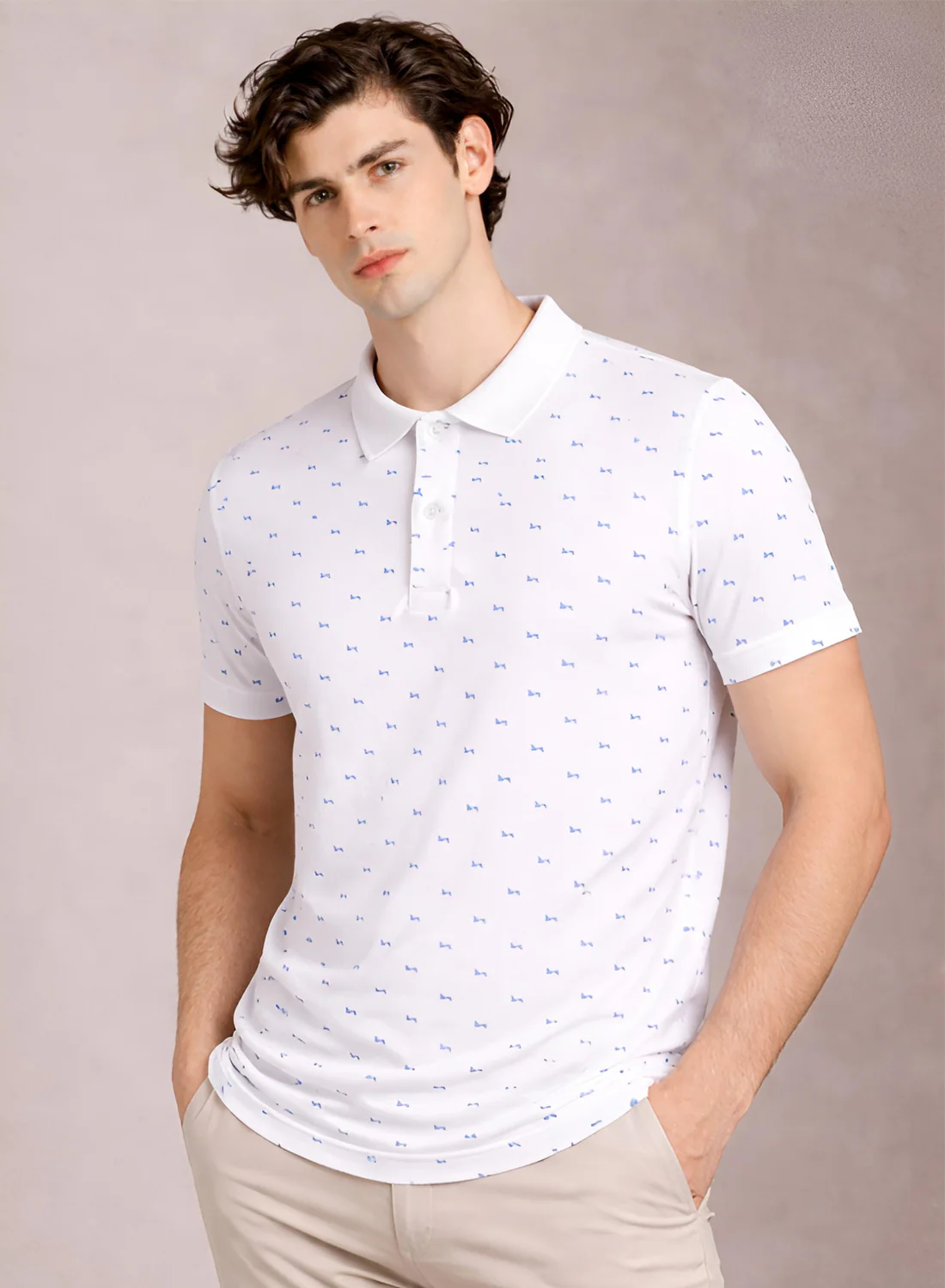 Men Cotton Polo T Shirt - Image 3