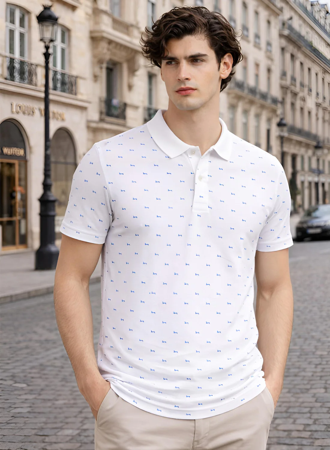 Men Cotton Polo T Shirt - Image 5